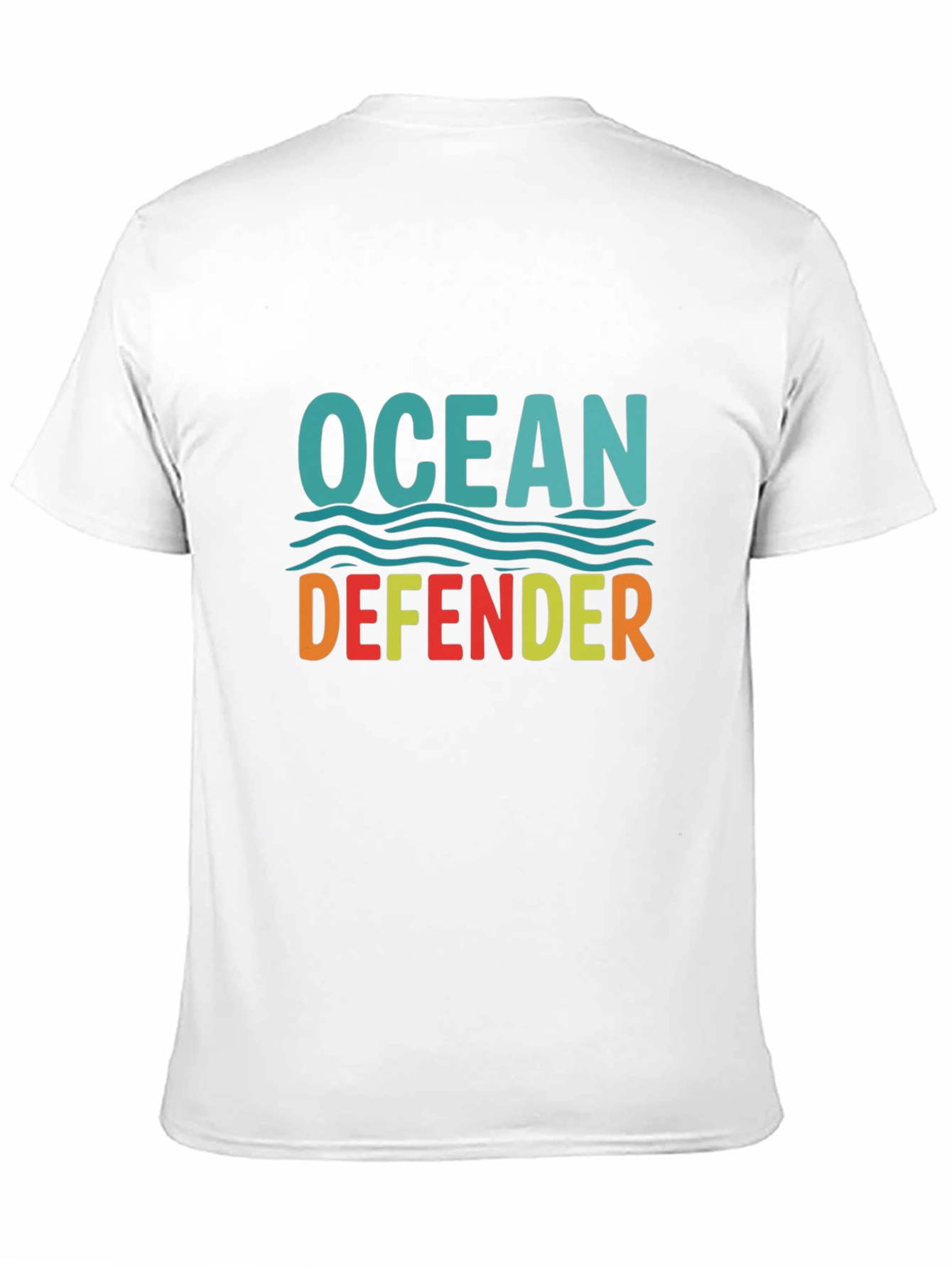 Ocean Defender Graphic Tee - Black Crewneck