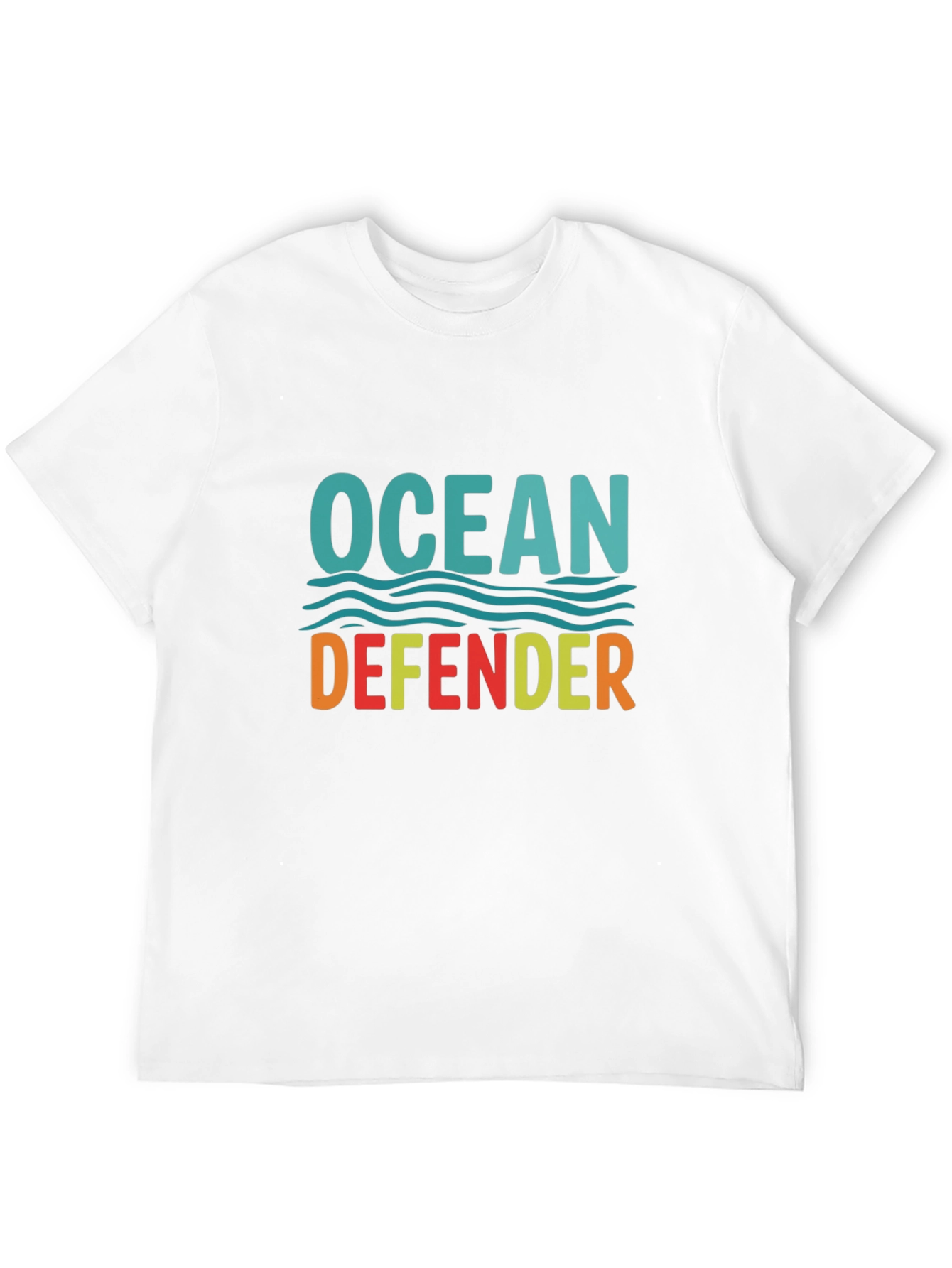 Ocean Defender Graphic Tee - Black Crewneck