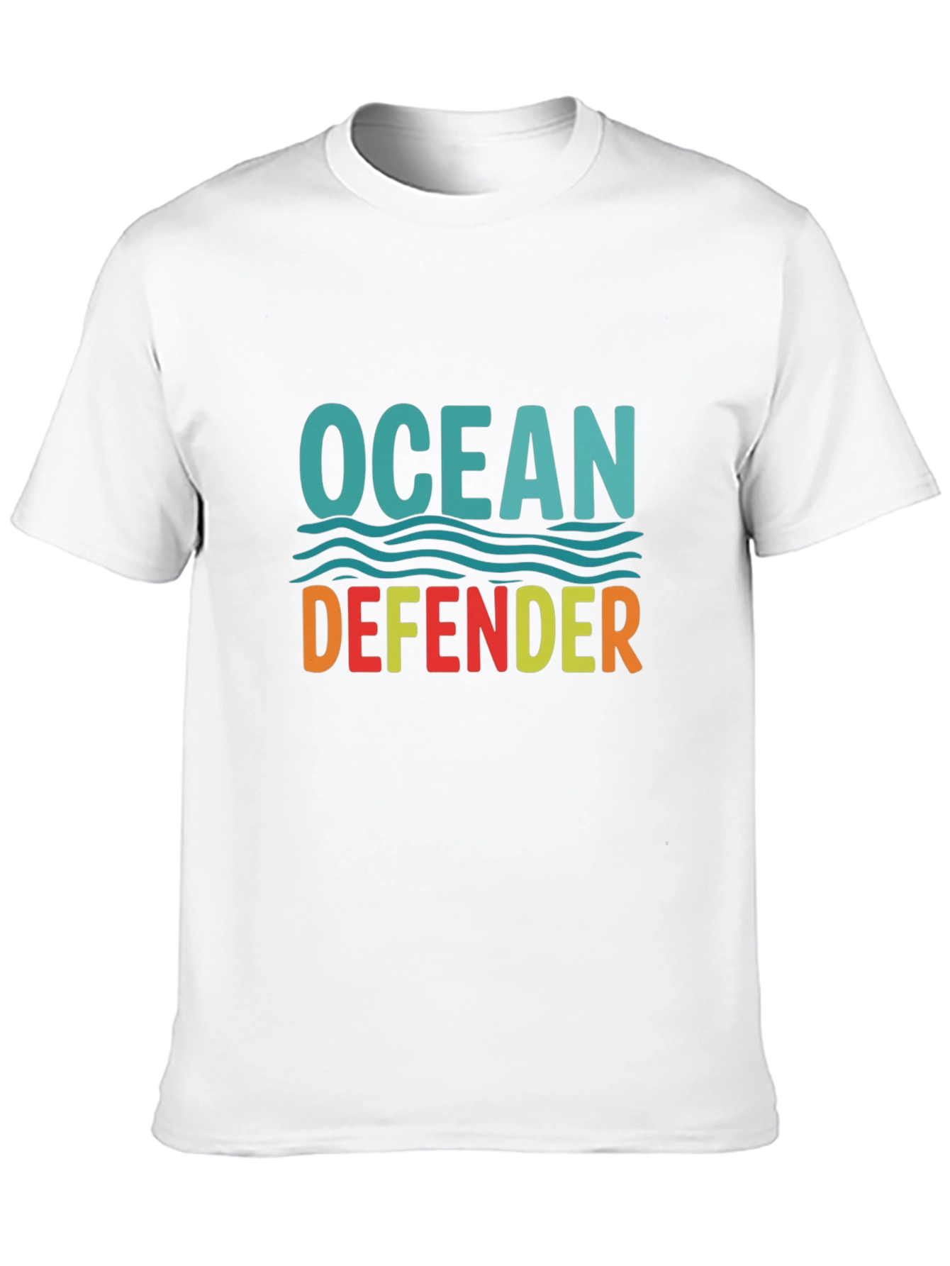 Ocean Defender Graphic Tee - Black Crewneck