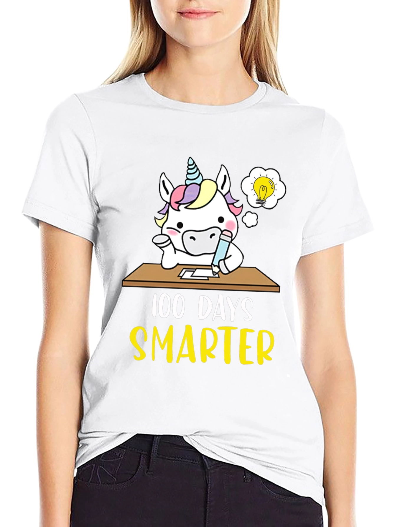 100 Days Smarter Unicorn T-Shirt