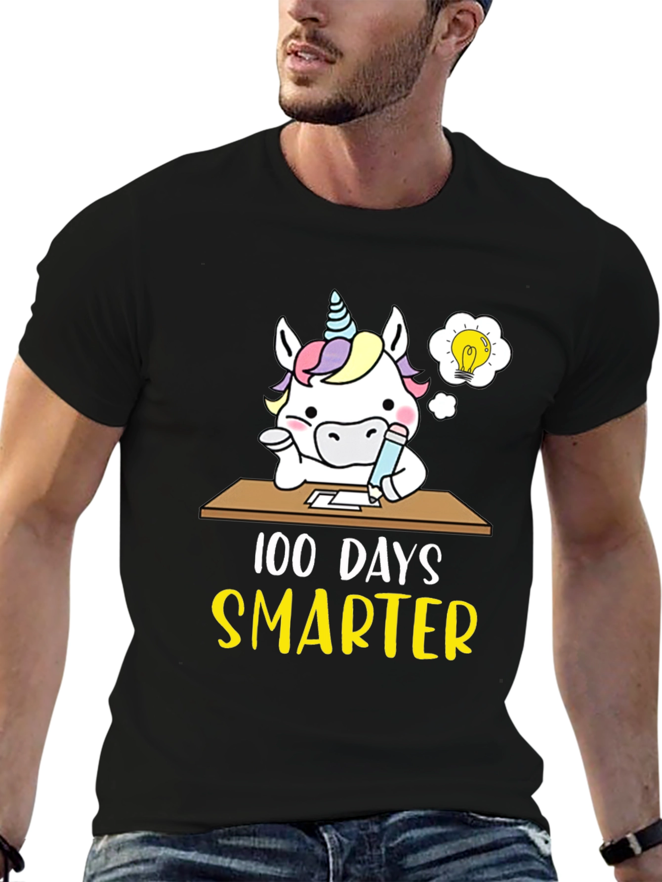 100 Days Smarter Unicorn T-Shirt