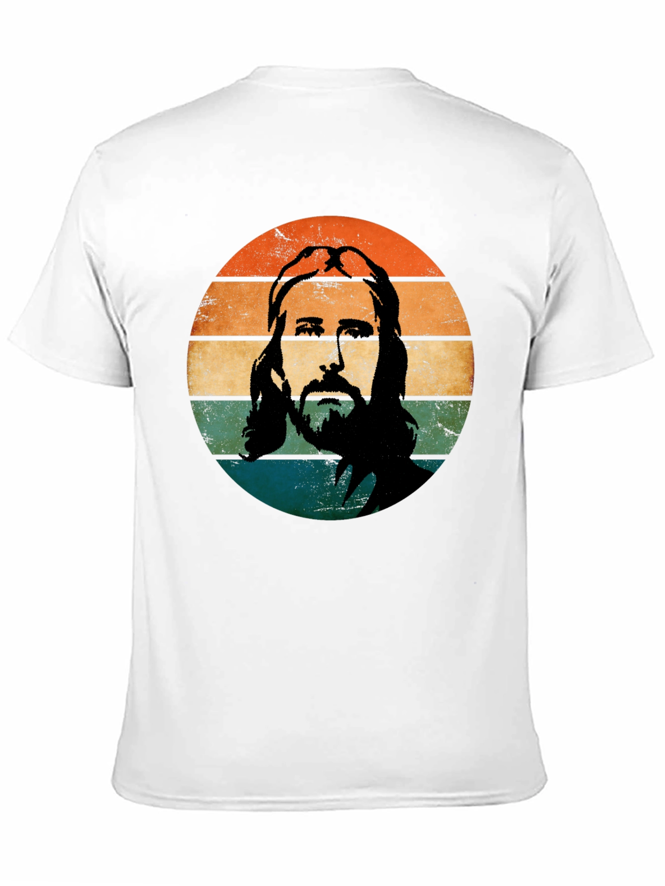 Retro Jesus Graphic Tee - Black