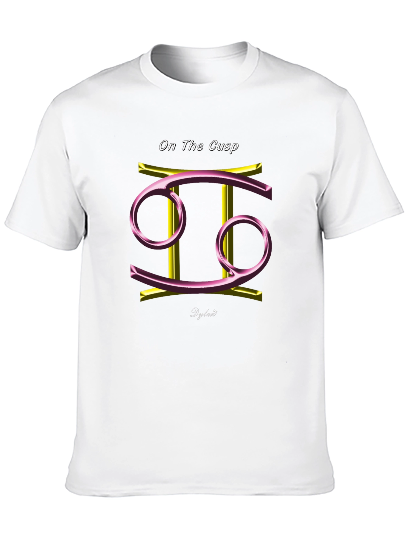 On The Cusp Gemini Cancer Zodiac Graphic T-Shirt