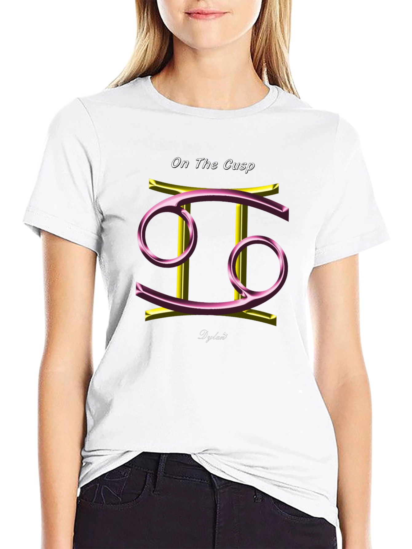 On The Cusp Gemini Cancer Zodiac Graphic T-Shirt