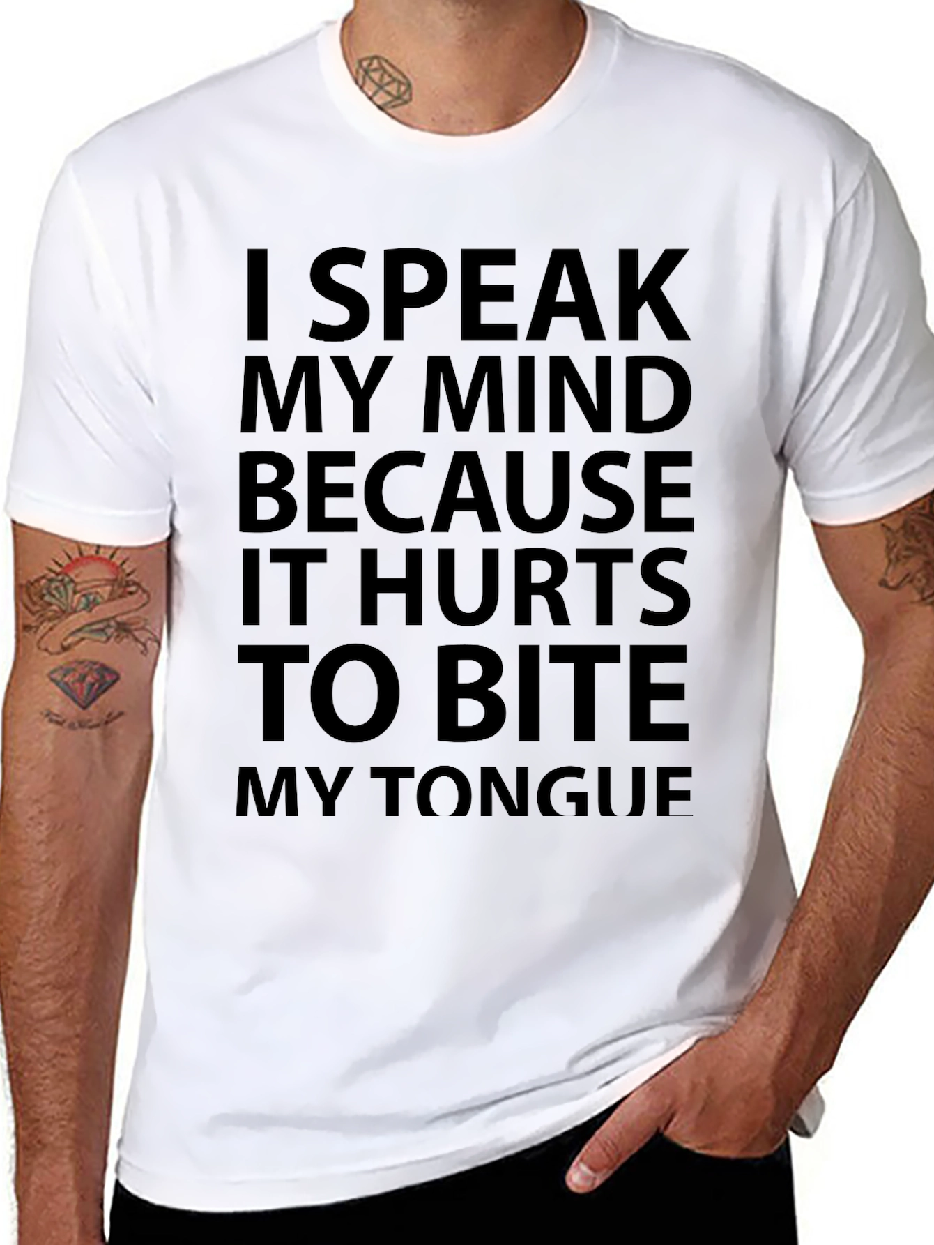I Speak My Mind Funny Graphic T-Shirt