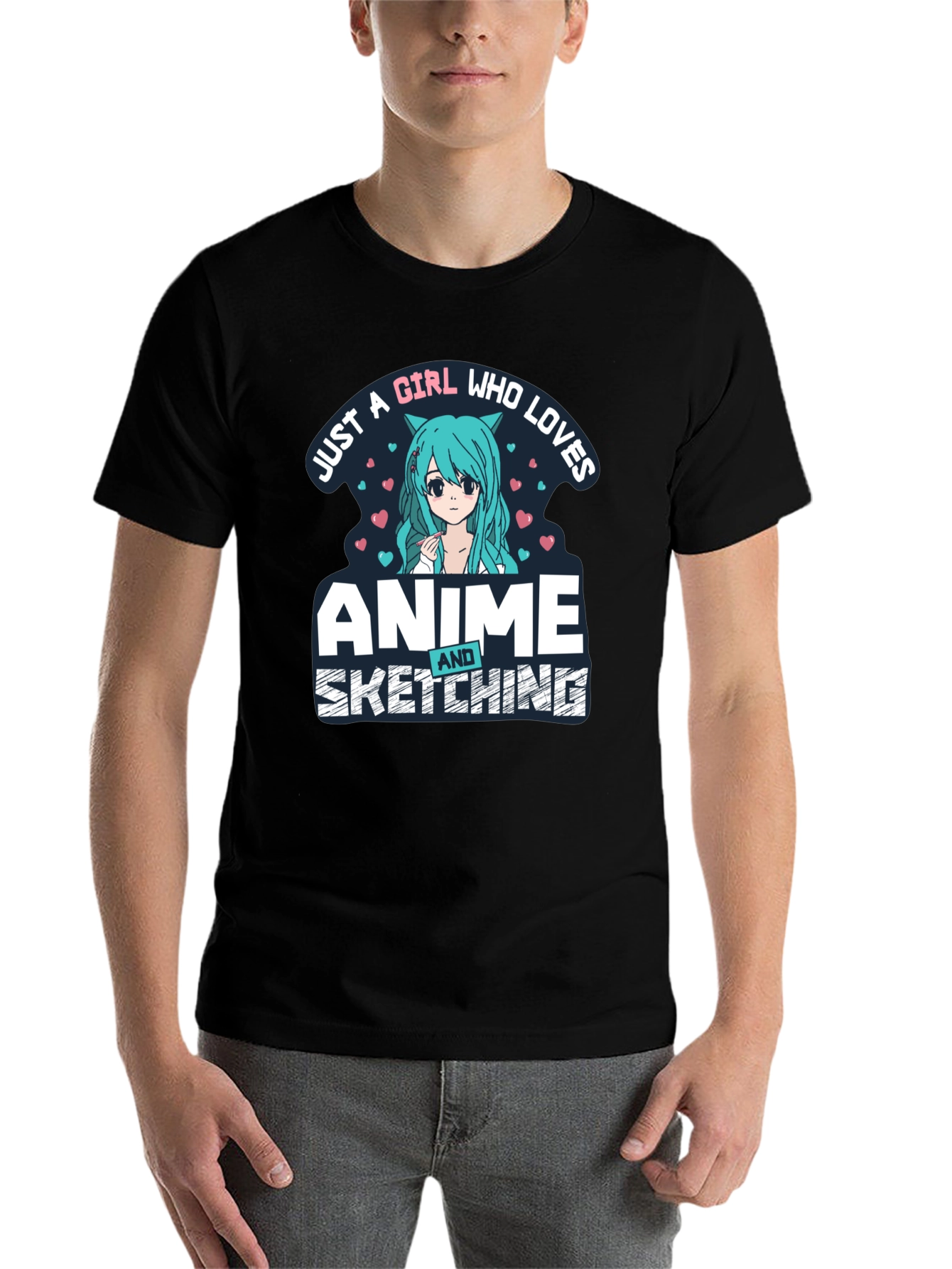 Anime & Sketching Girl T-Shirt
