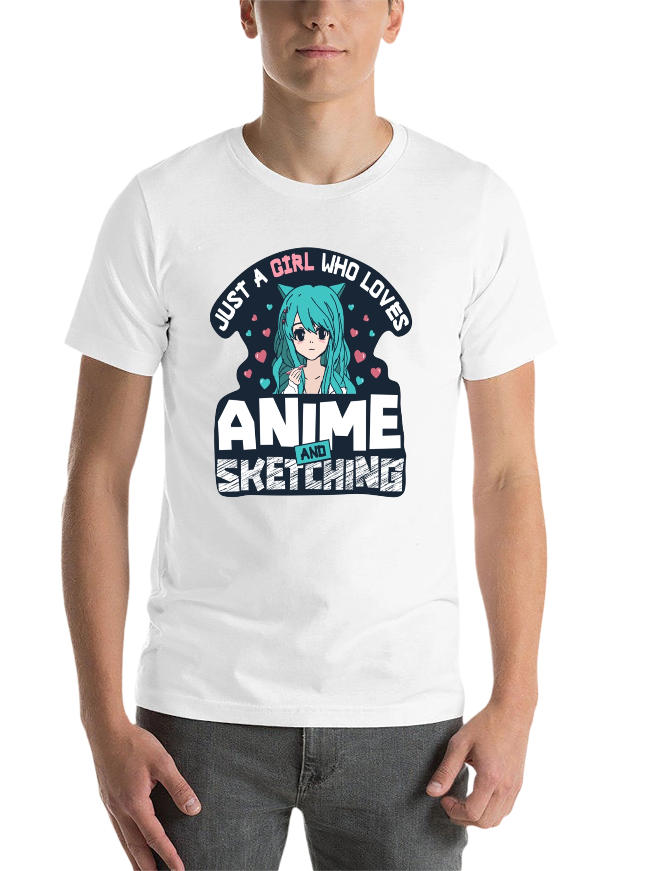 Anime & Sketching Girl T-Shirt