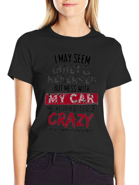 Quiet & Reserved Car Lovers T-Shirt