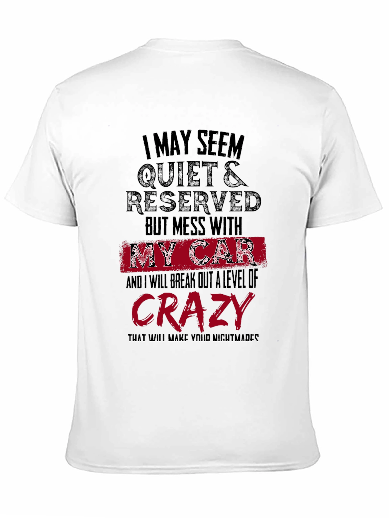 Quiet & Reserved Car Lovers T-Shirt