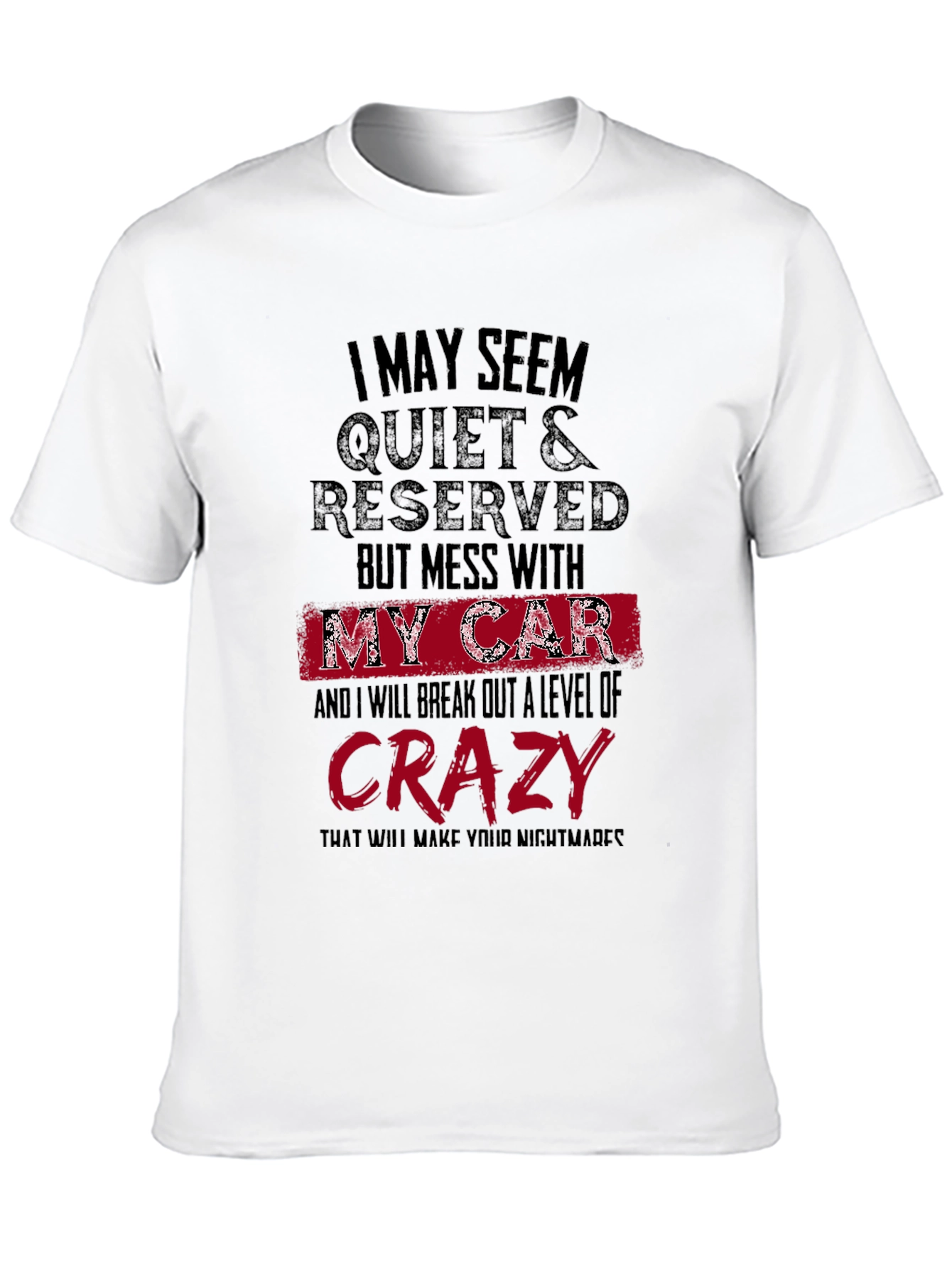 Quiet & Reserved Car Lovers T-Shirt