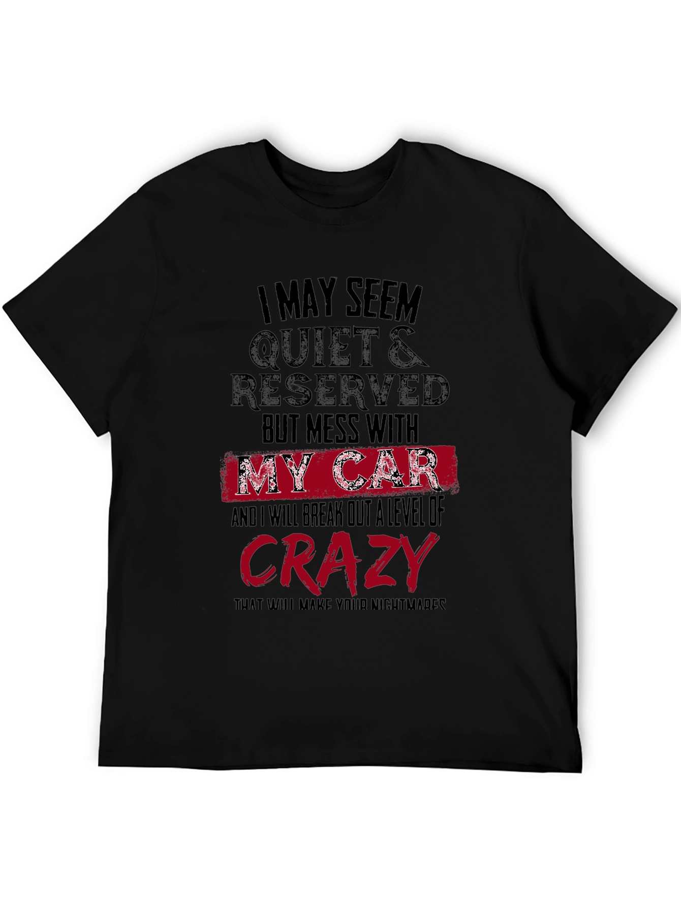 Quiet & Reserved Car Lovers T-Shirt