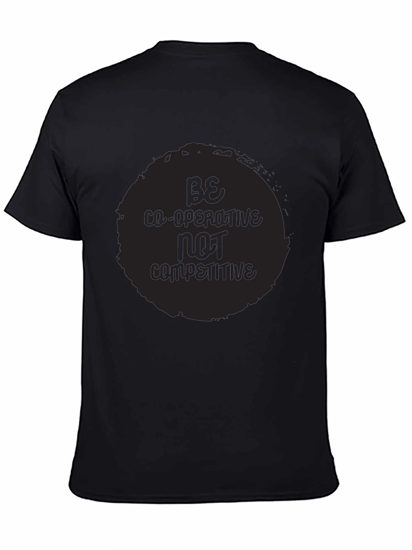 Cooperative Spirit Black Crewneck T-Shirt