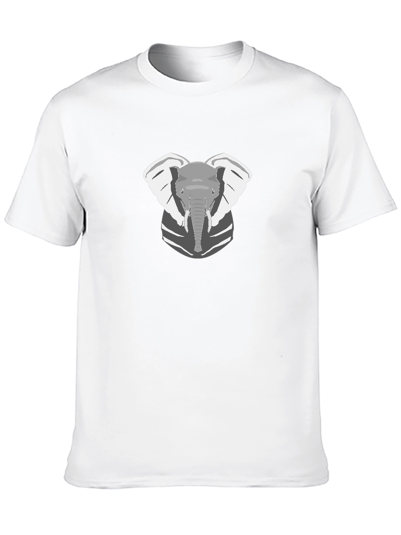 Elephant Graphic Tee - Black Cotton