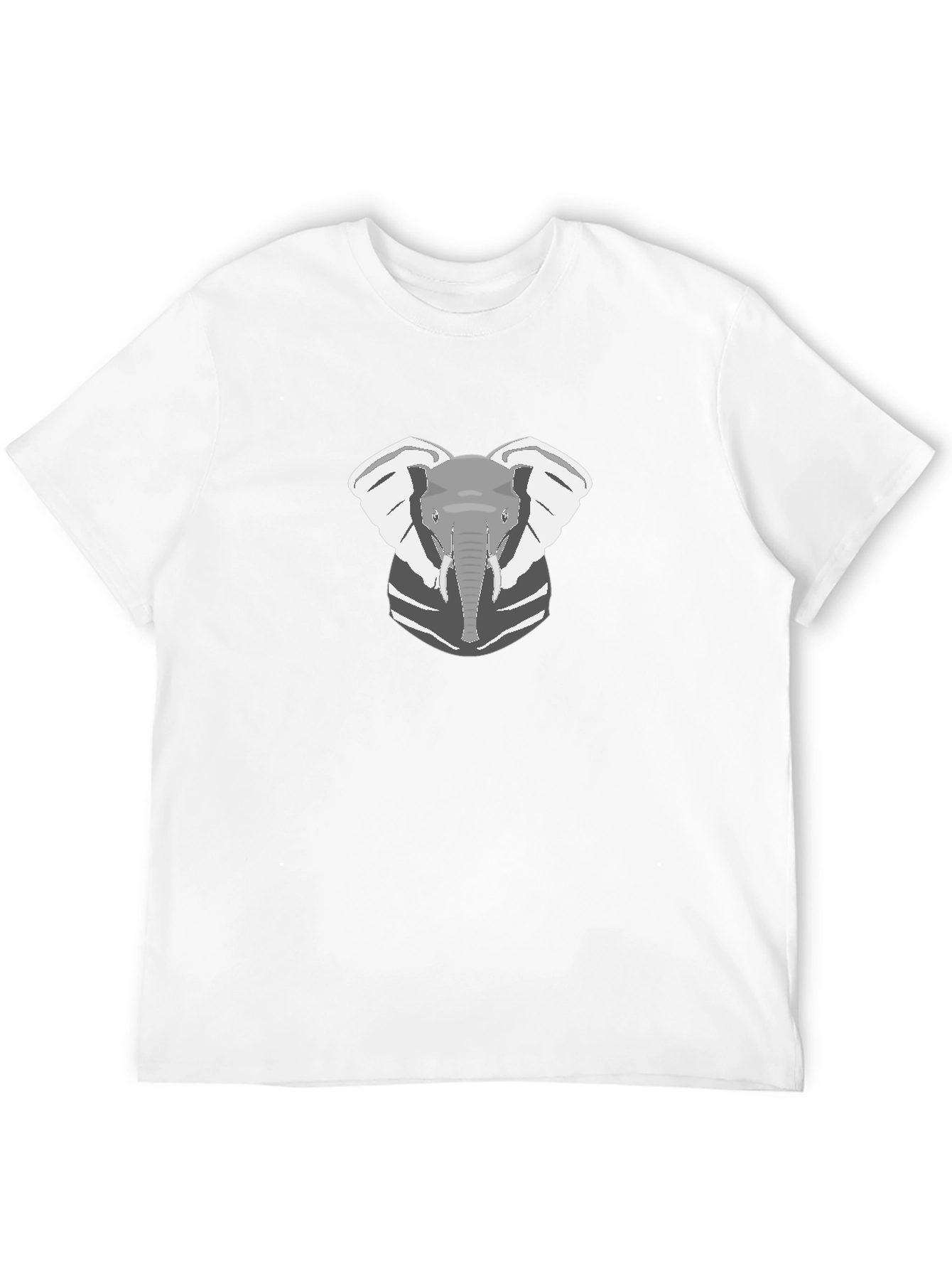 Elephant Graphic Tee - Black Cotton