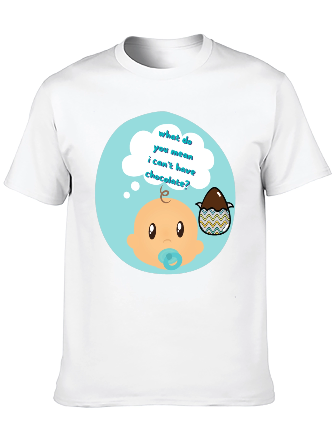 Funny Baby Chocolate Easter Egg T-Shirt