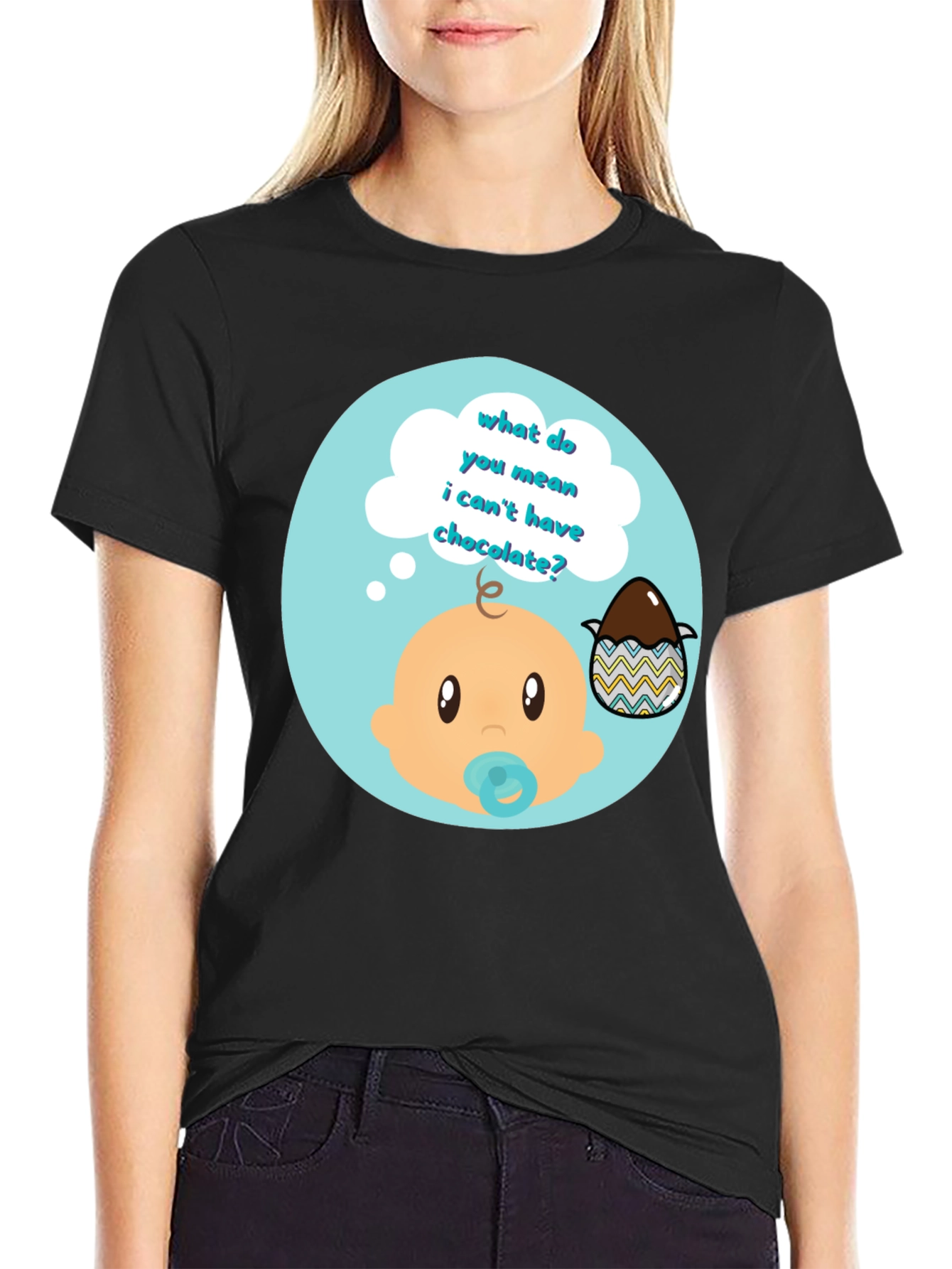 Funny Baby Chocolate Easter Egg T-Shirt