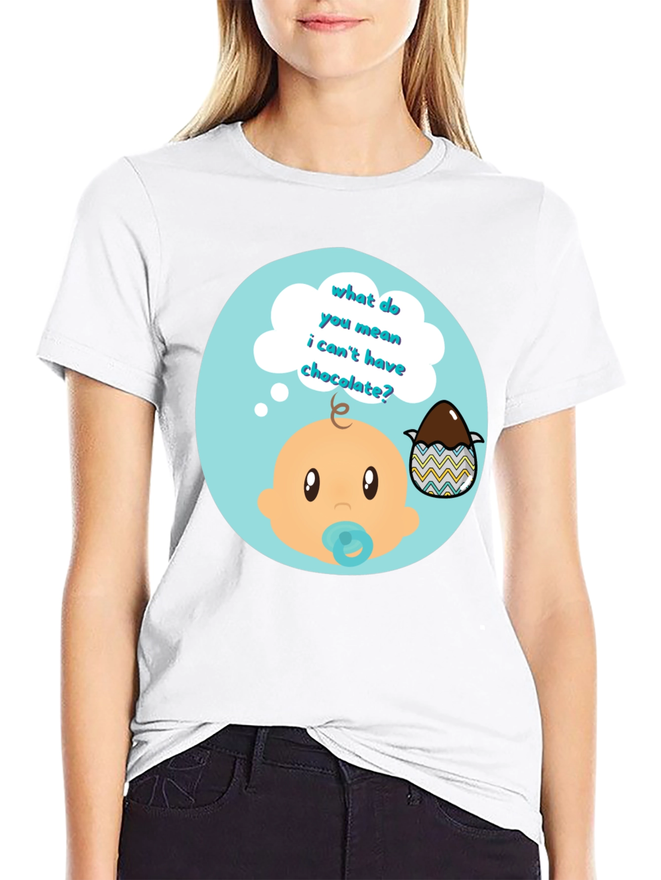 Funny Baby Chocolate Easter Egg T-Shirt