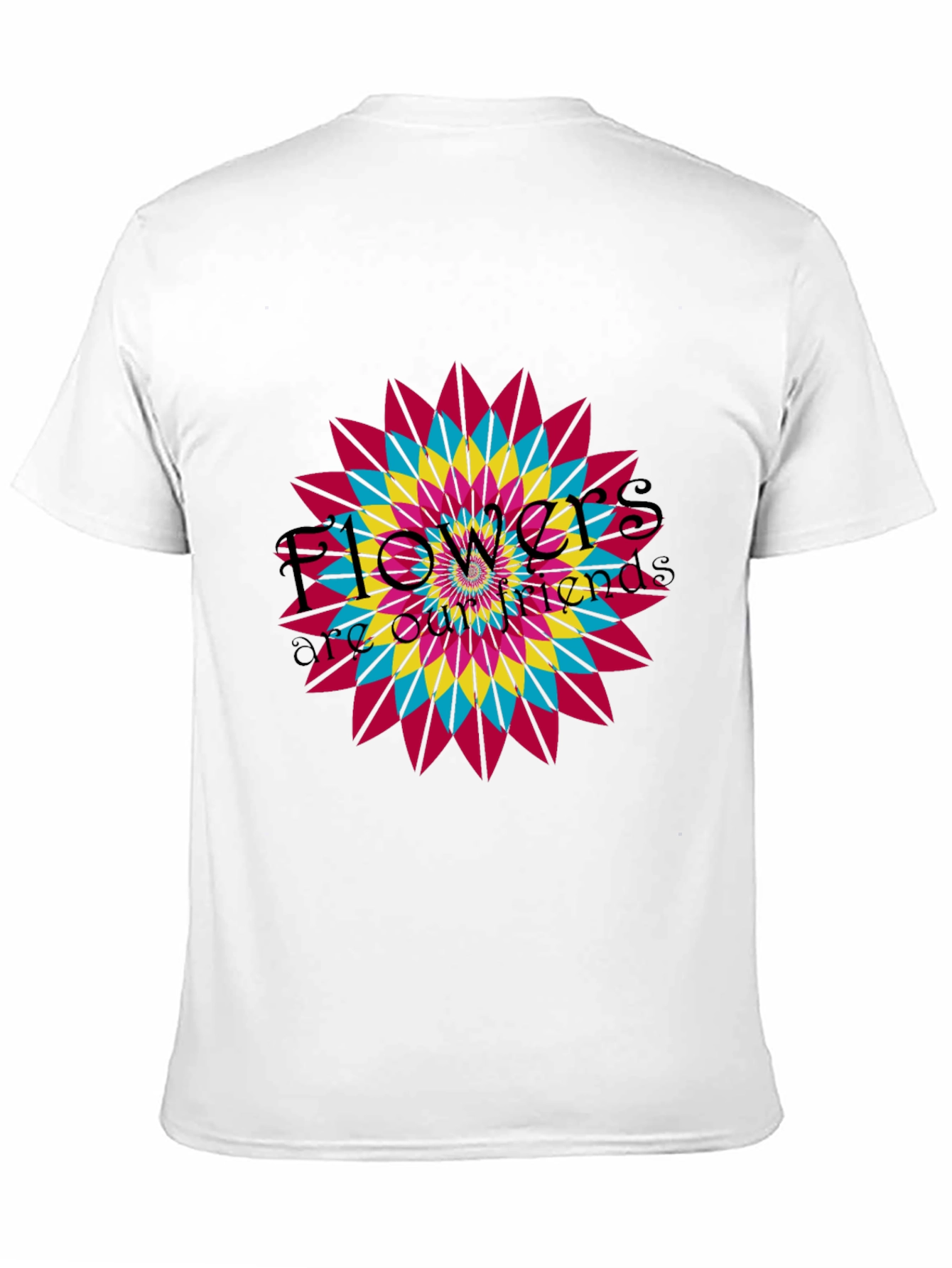Floral Mandala Graphic T-Shirt - Vibrant Design