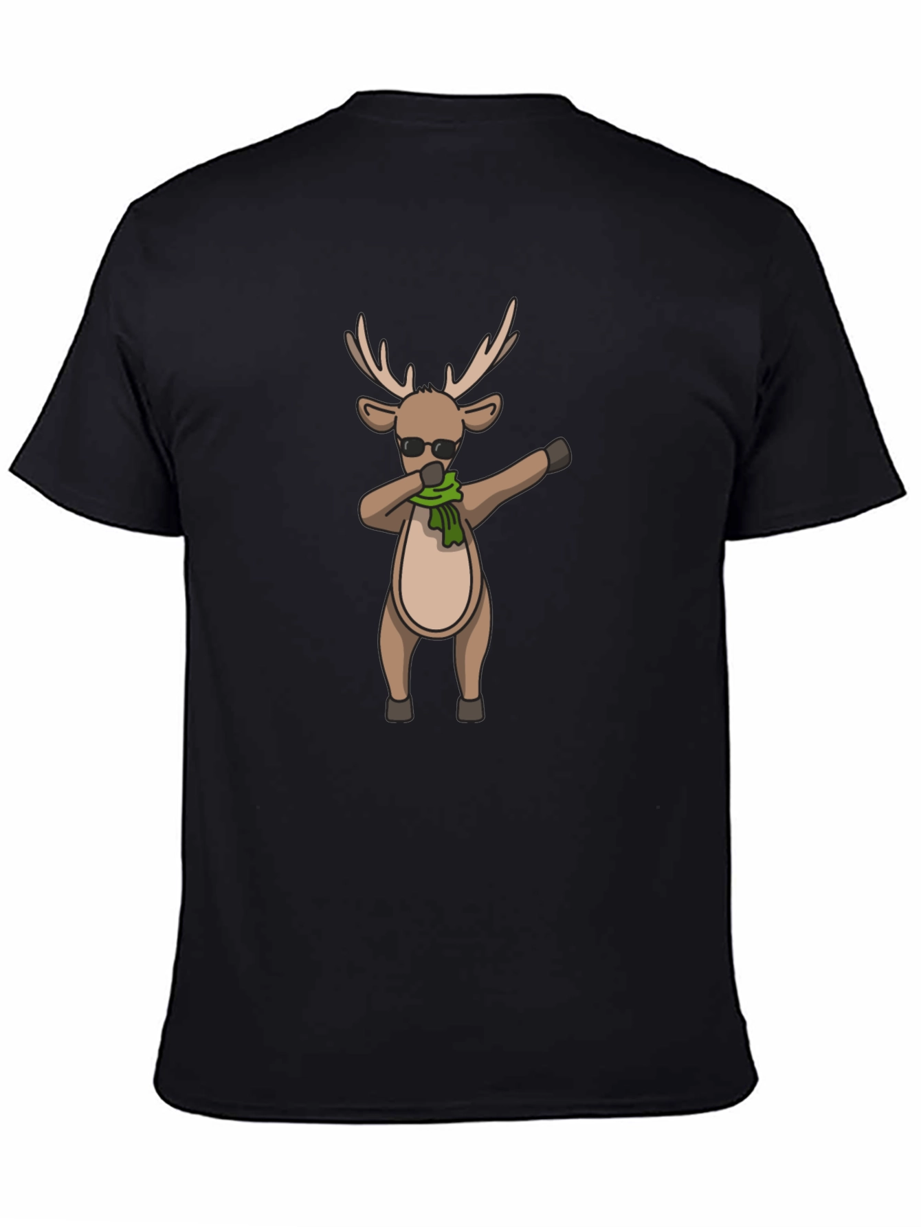 Dabbing Reindeer Graphic Tee - Holiday Style