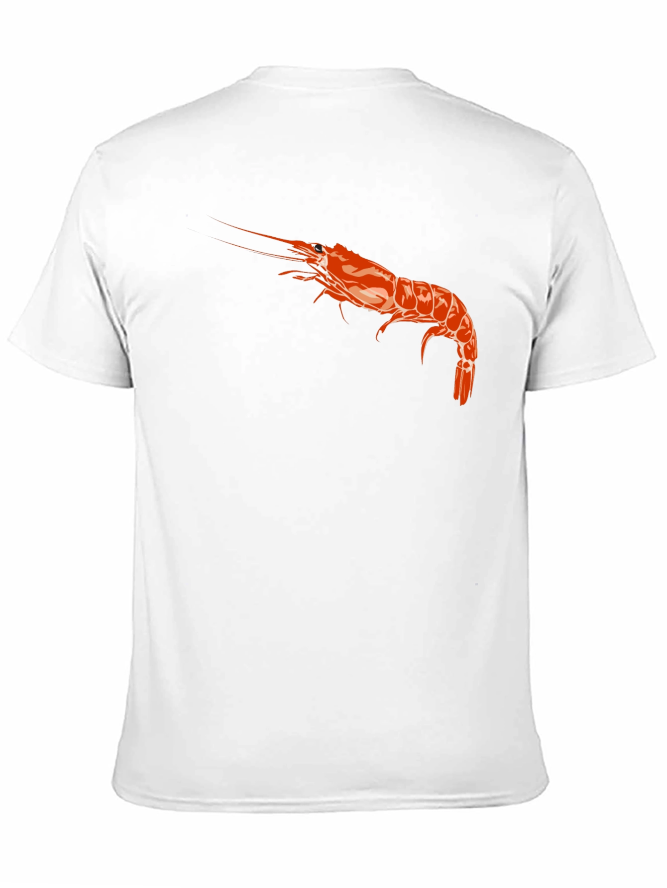 Shrimp Graphic Black T-Shirt