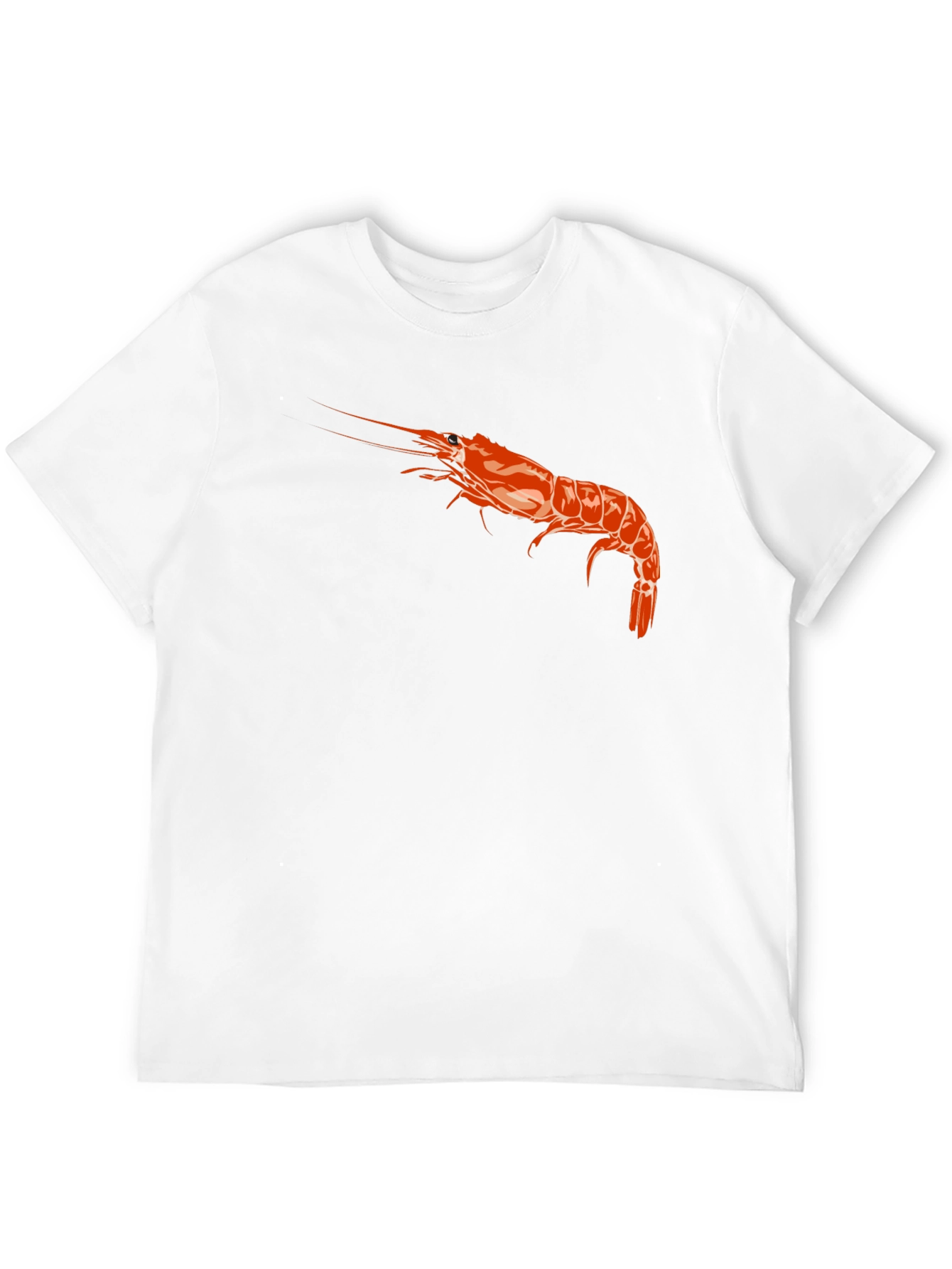 Shrimp Graphic Black T-Shirt