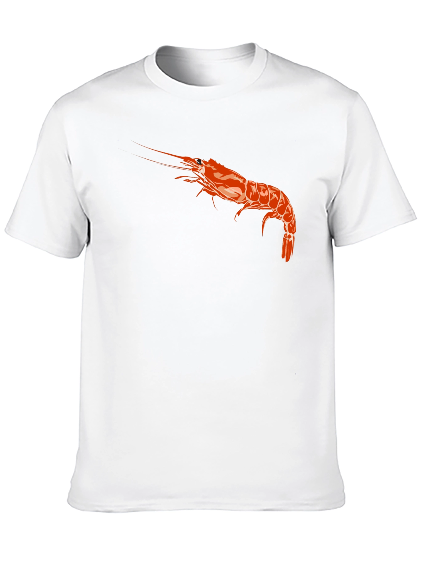 Shrimp Graphic Black T-Shirt