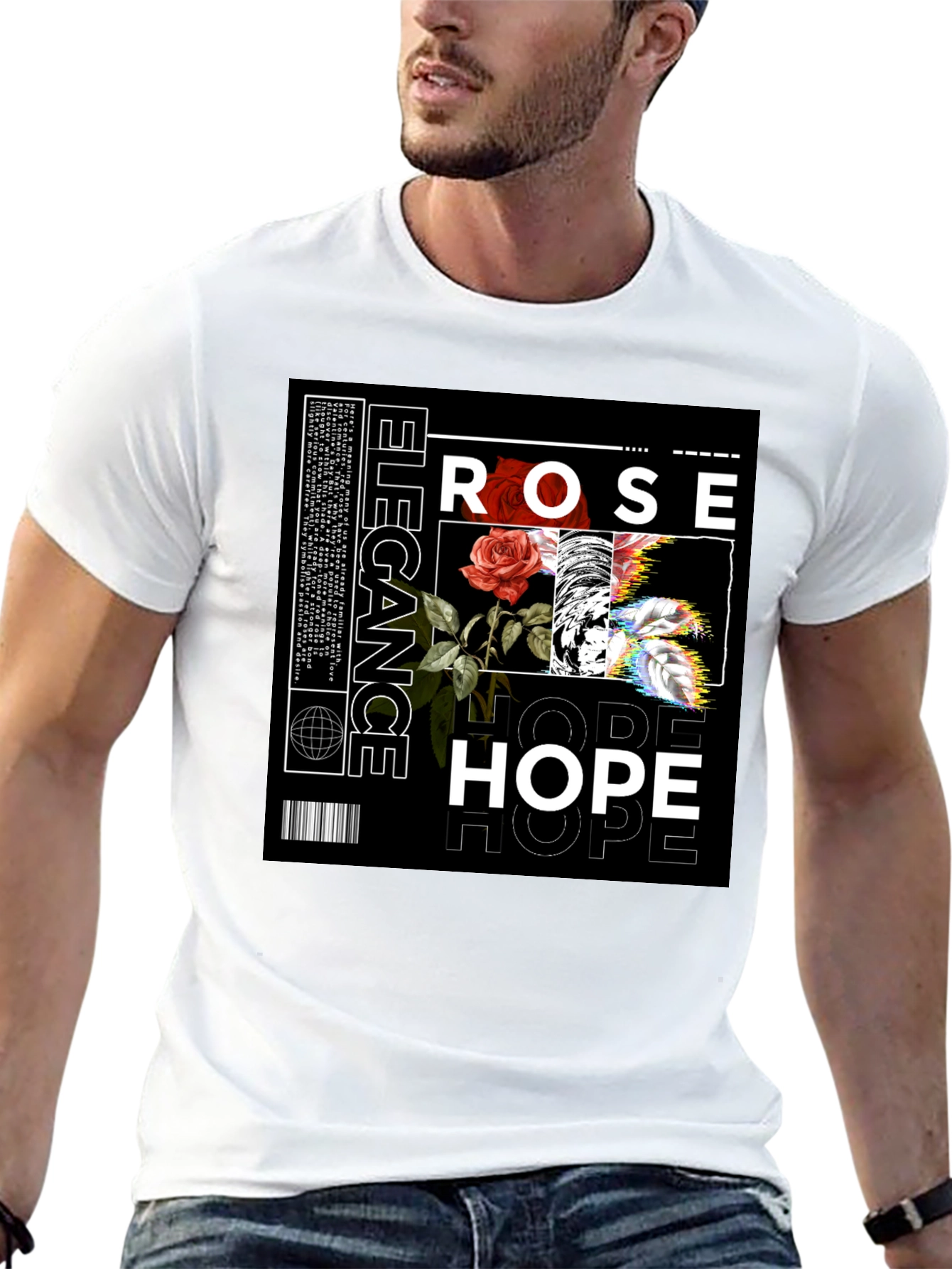 Rose & Hope Graphic Print Tee