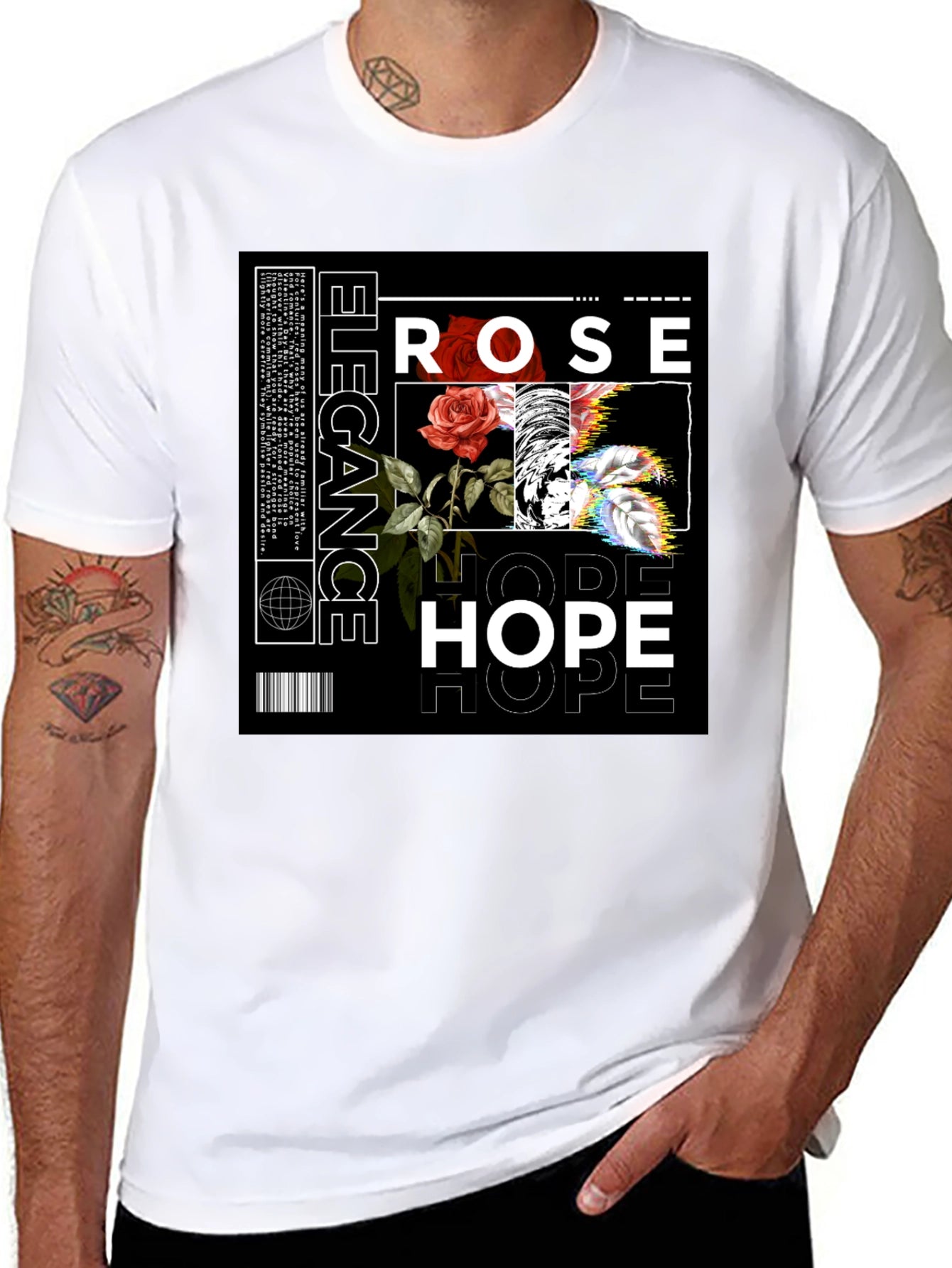 Rose & Hope Graphic Print Tee