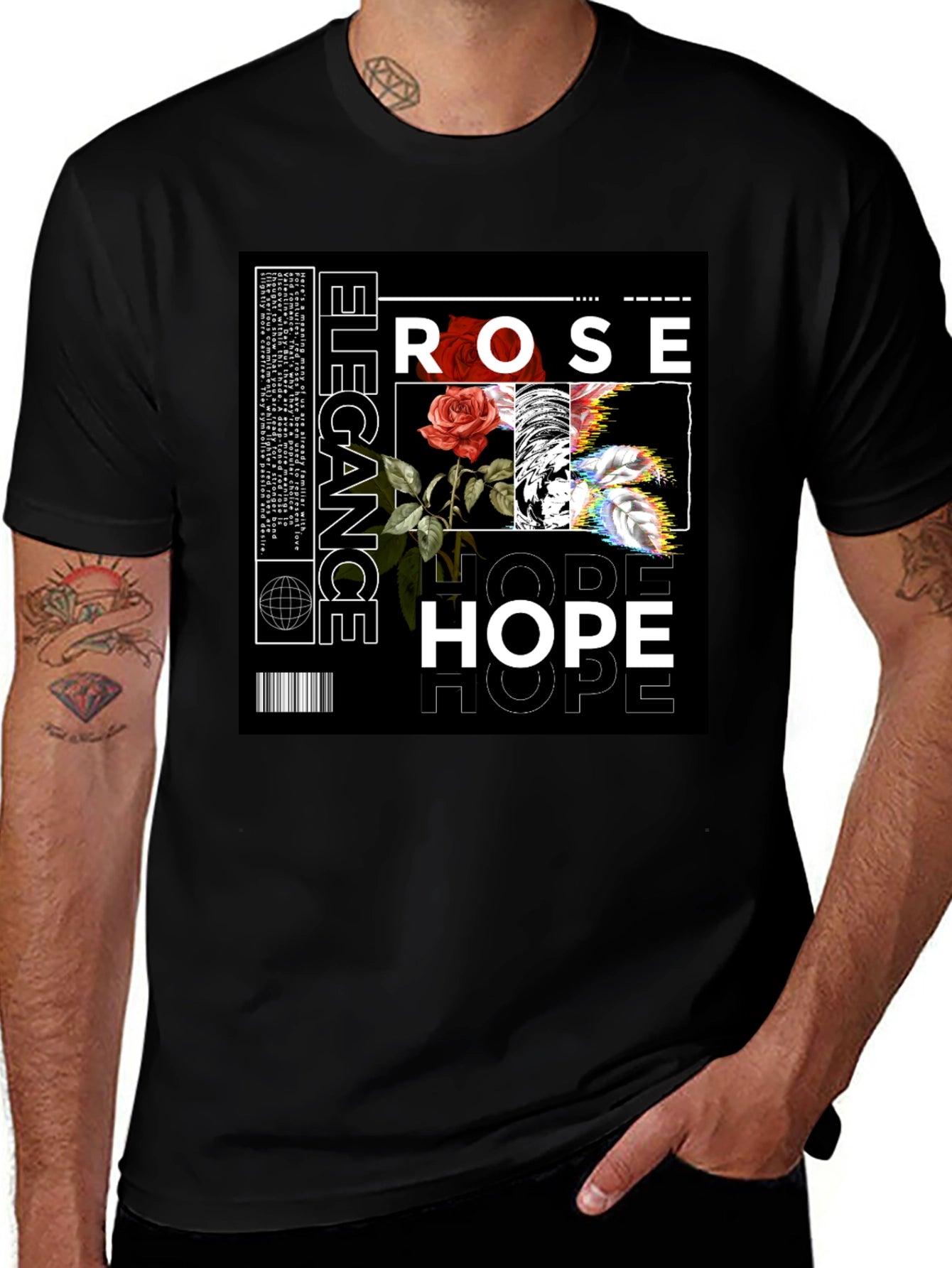 Rose & Hope Graphic Print Tee