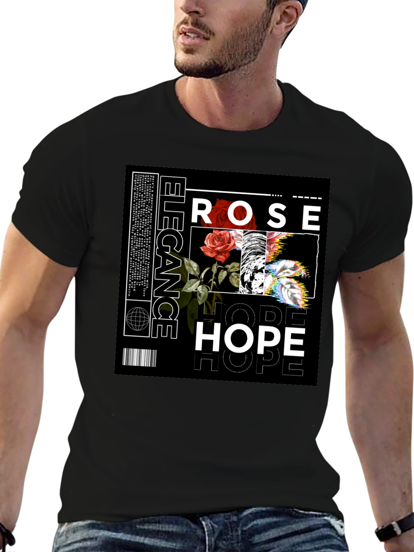 Rose & Hope Graphic Print Tee