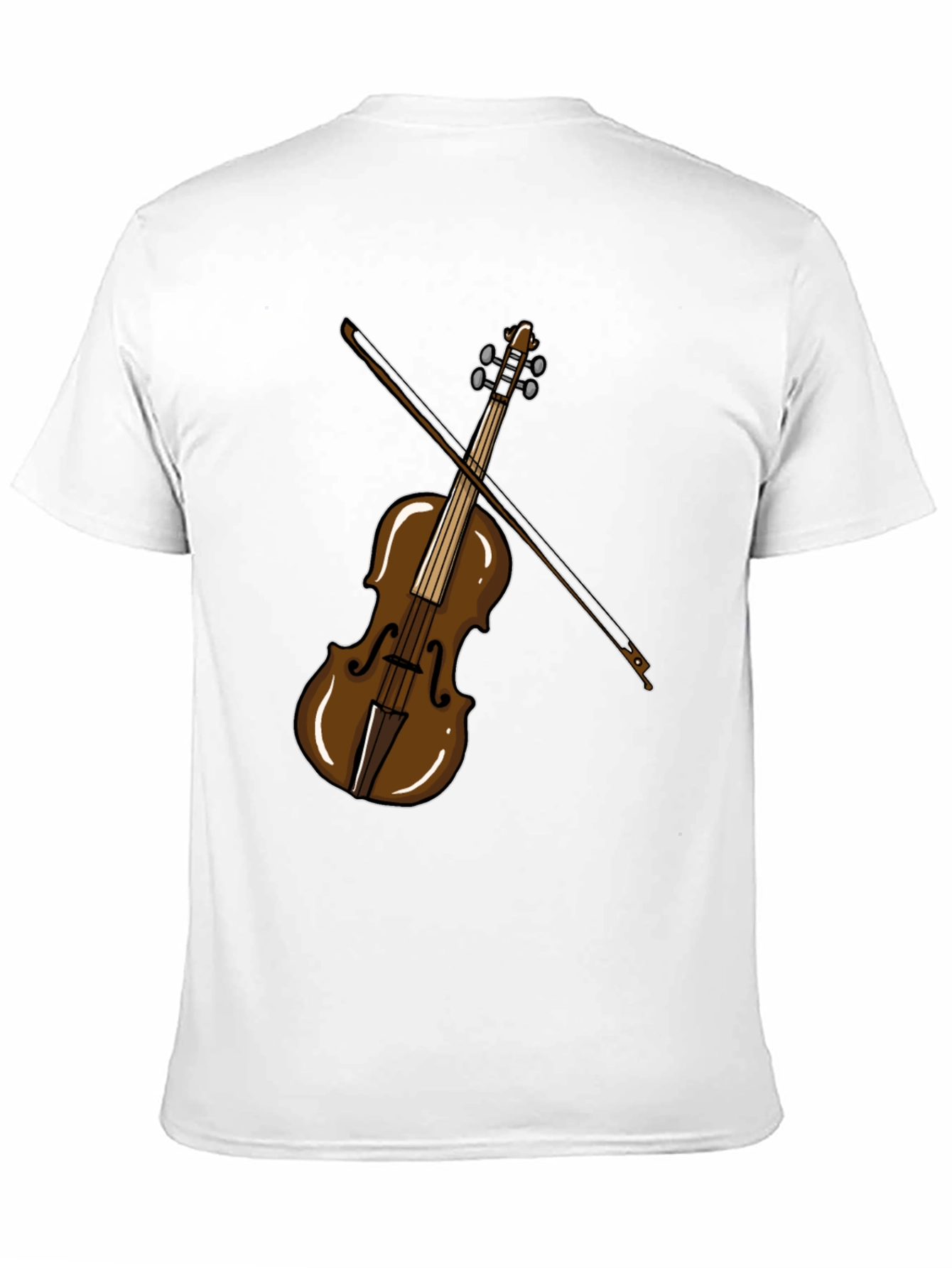 Violin Graphic T-Shirt - Music Lover Tee