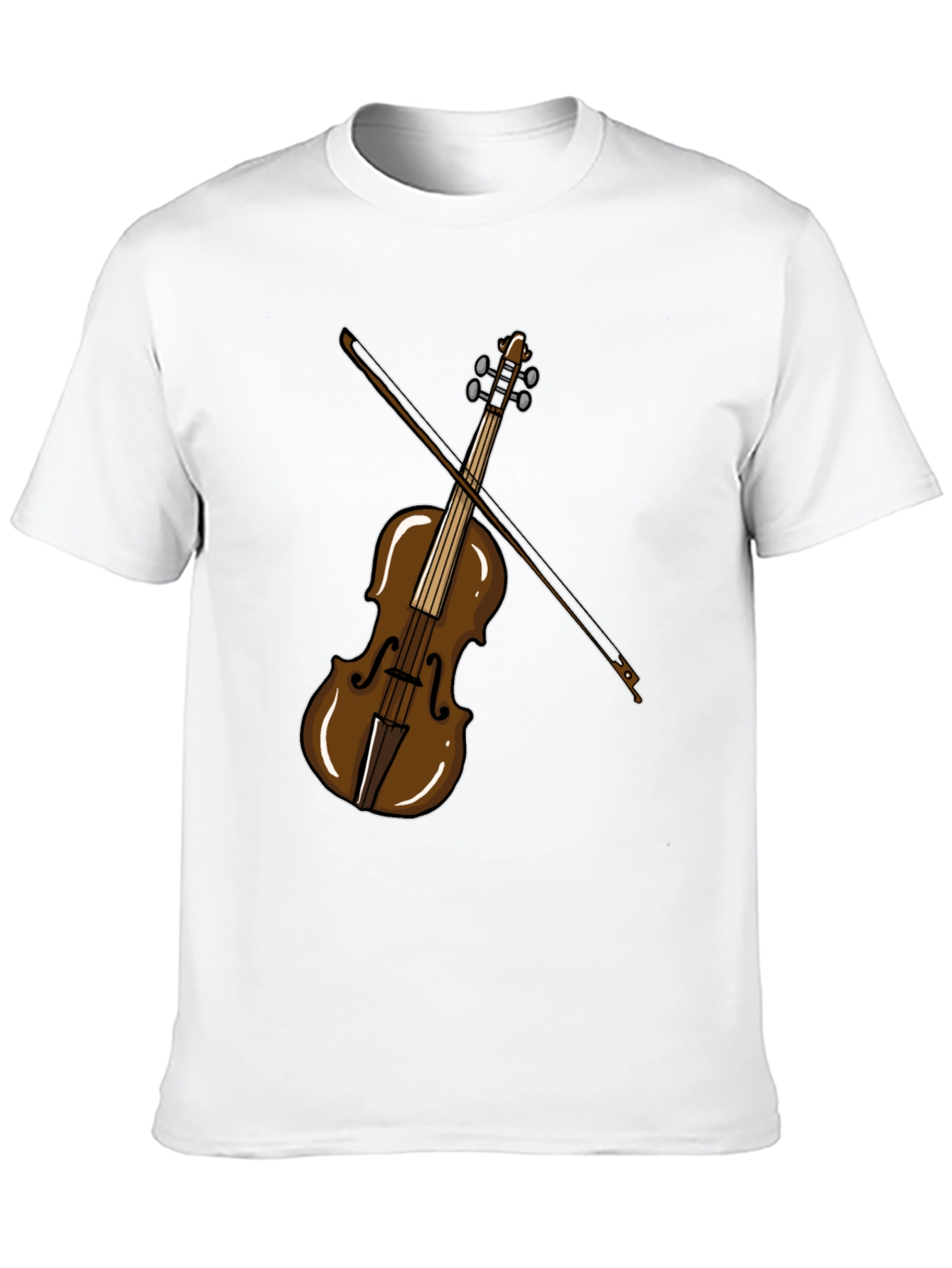 Violin Graphic T-Shirt - Music Lover Tee