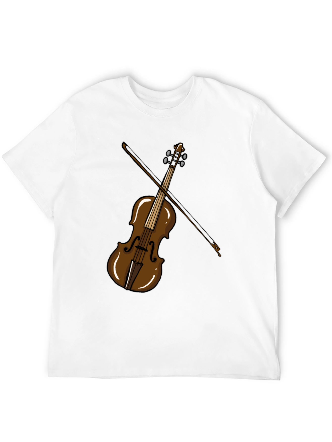 Violin Graphic T-Shirt - Music Lover Tee