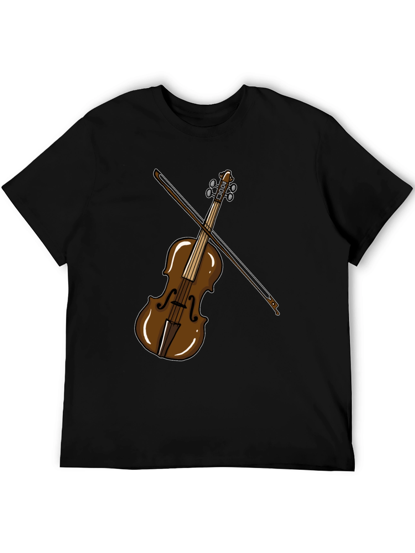 Violin Graphic T-Shirt - Music Lover Tee