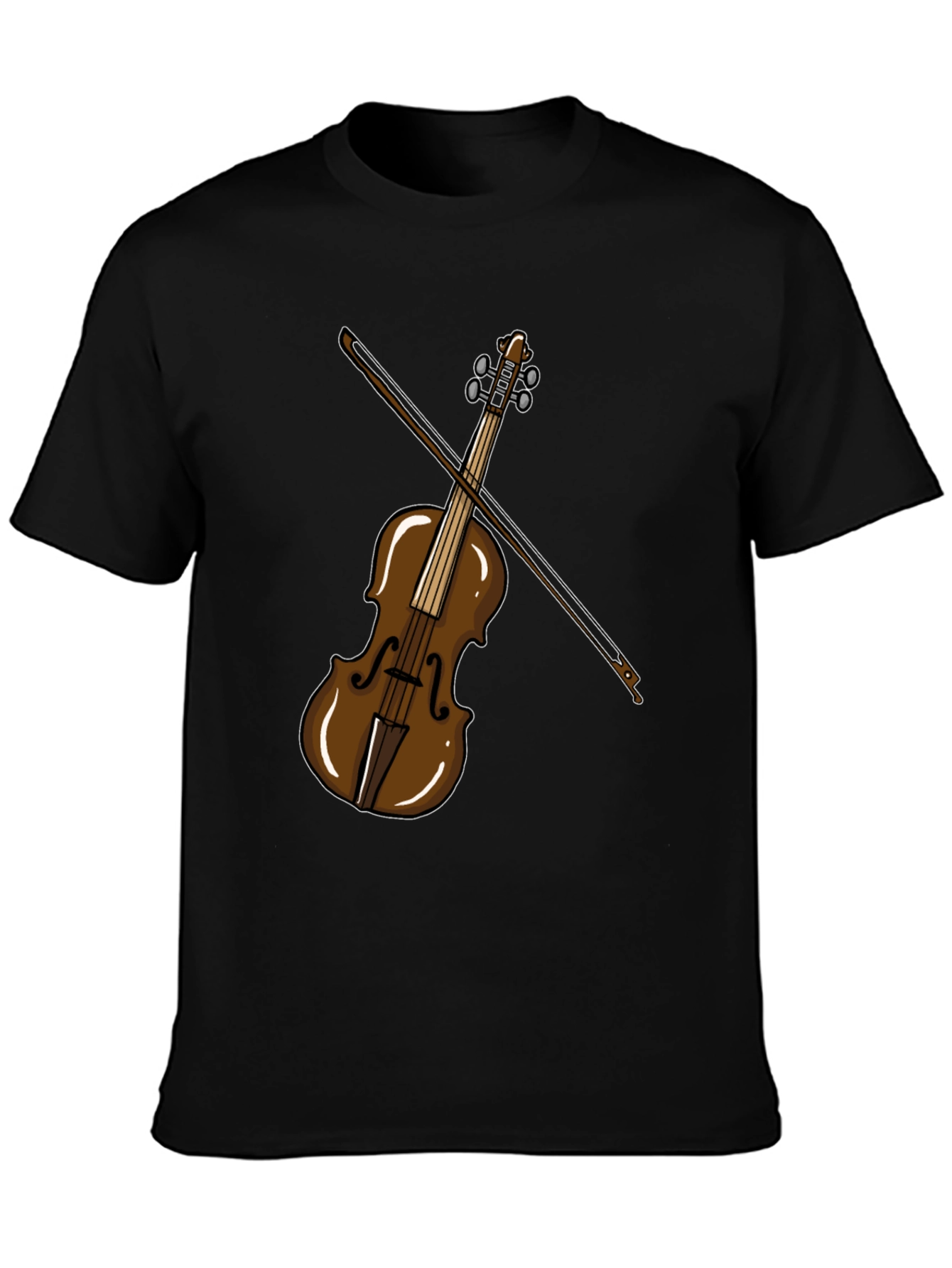 Violin Graphic T-Shirt - Music Lover Tee