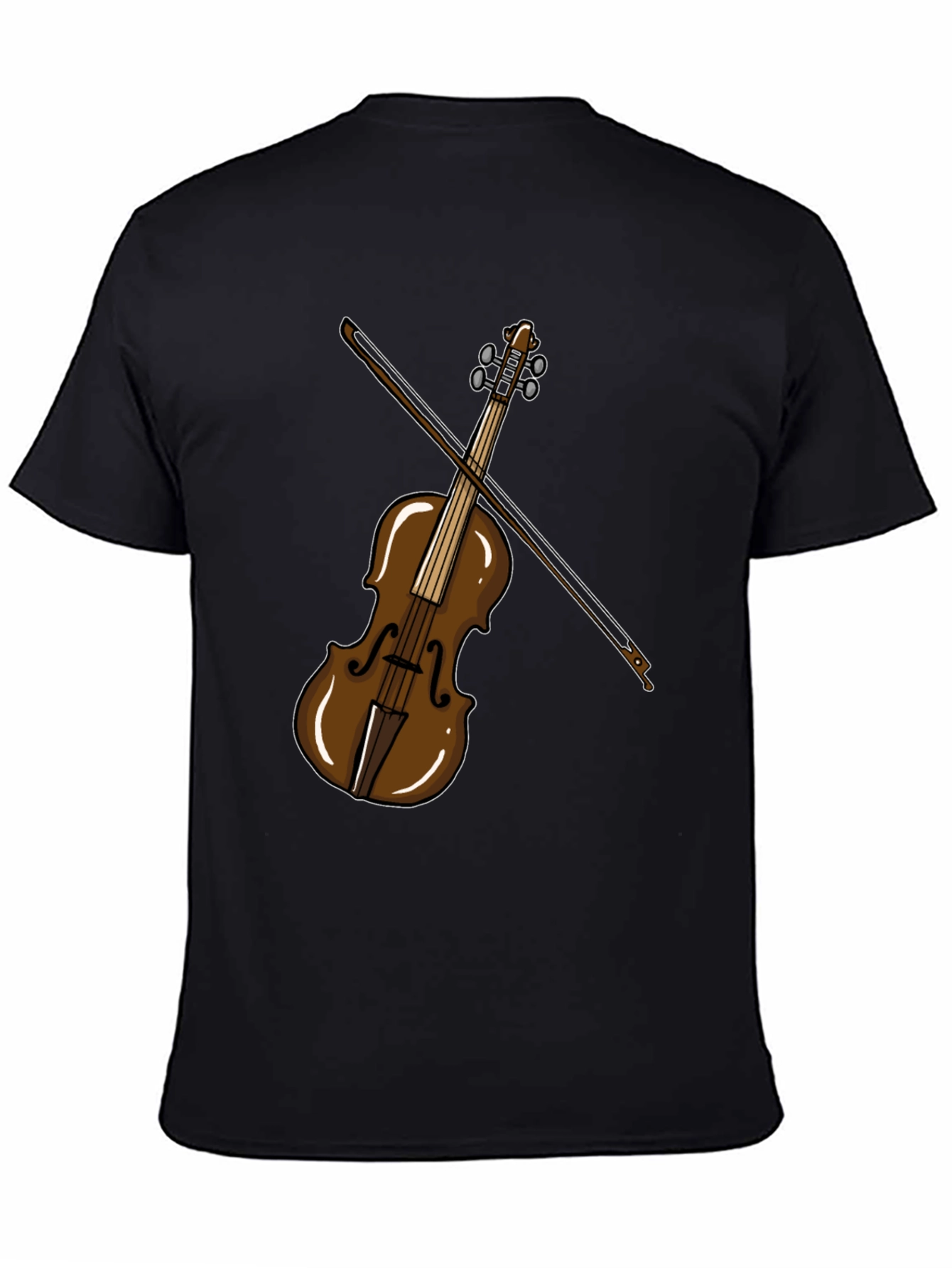 Violin Graphic T-Shirt - Music Lover Tee