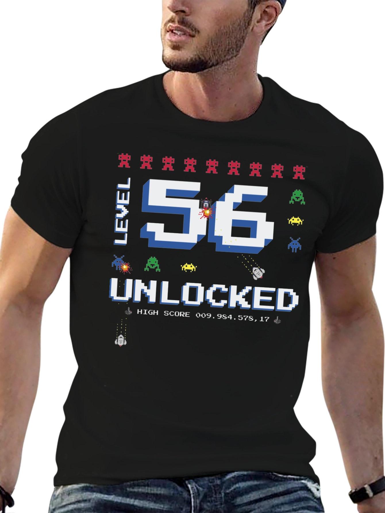 Level 56 Unlocked Graphic T-Shirt