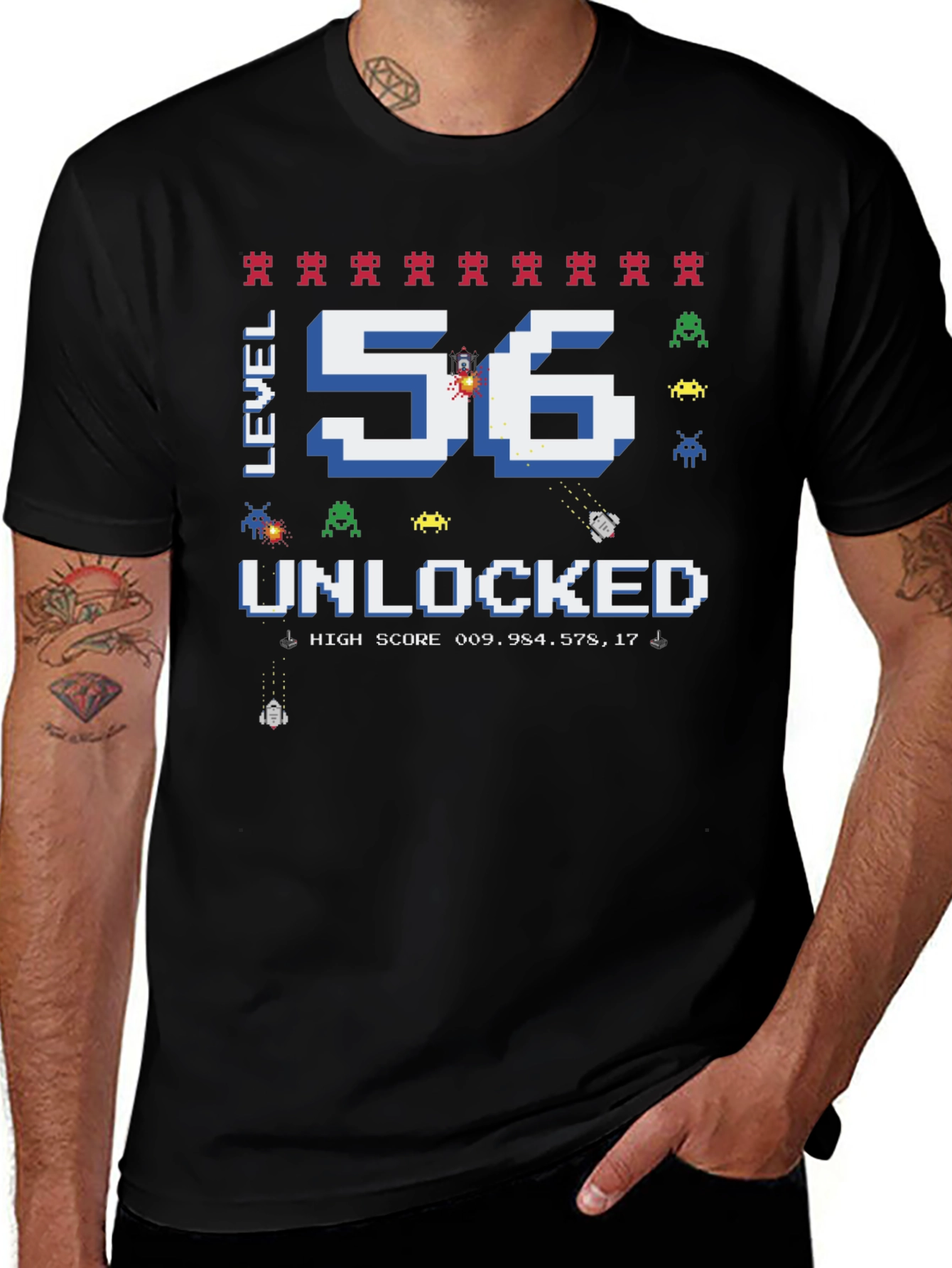 Level 56 Unlocked Graphic T-Shirt