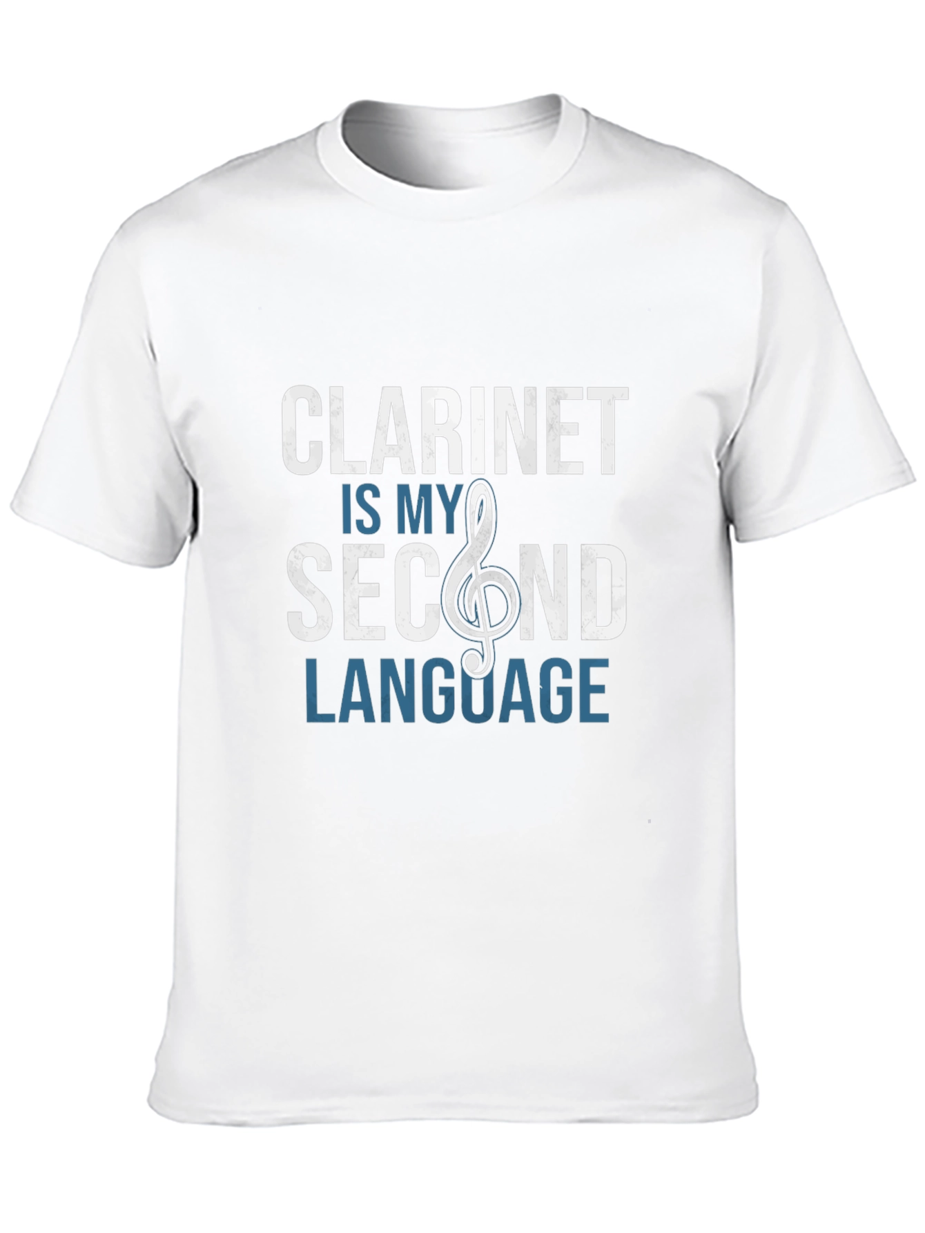 Clarinet is My Second Language Graphic Tee