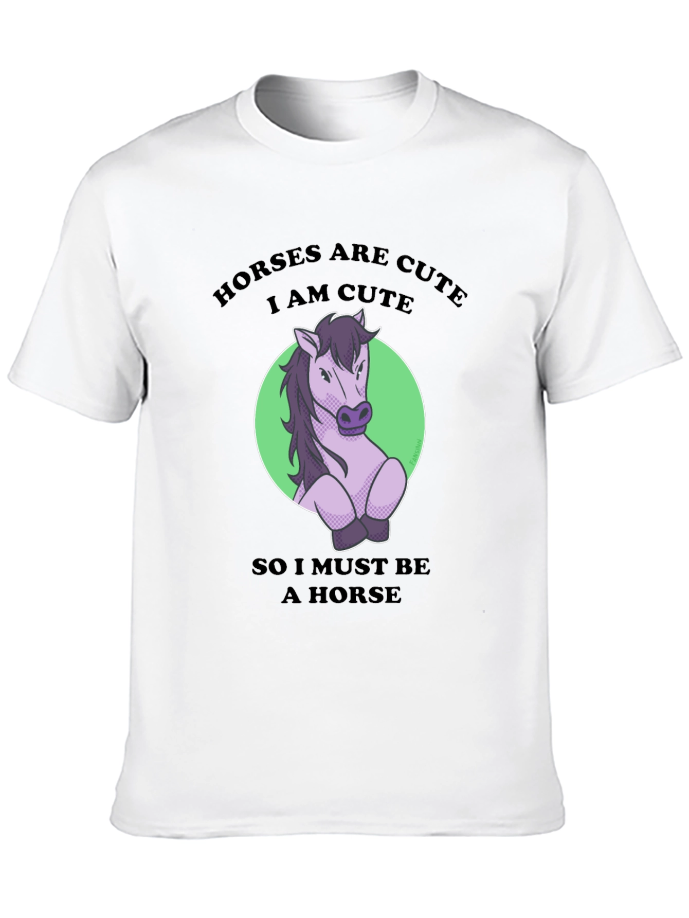 Horses are Cute Graphic T-Shirt