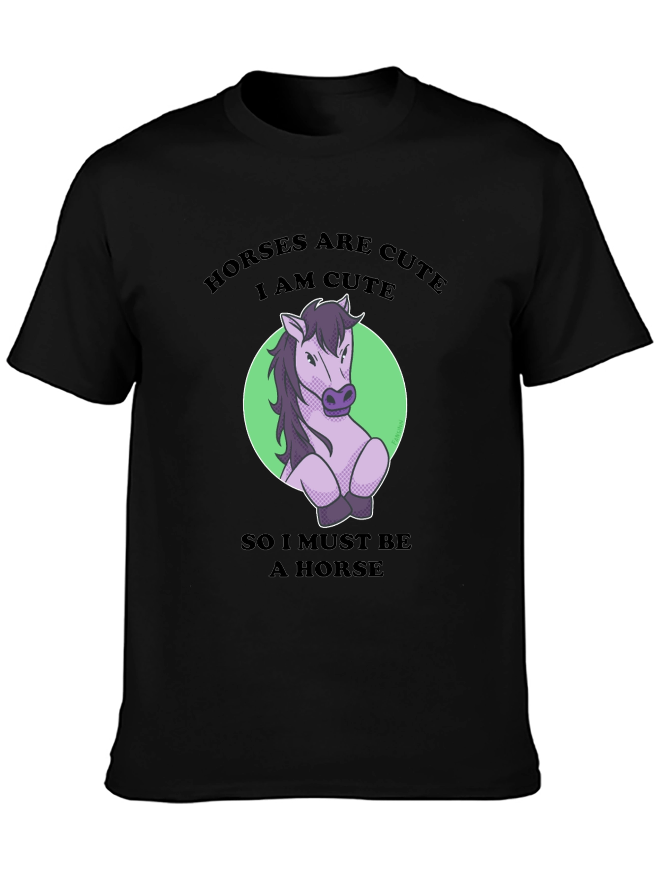 Horses are Cute Graphic T-Shirt