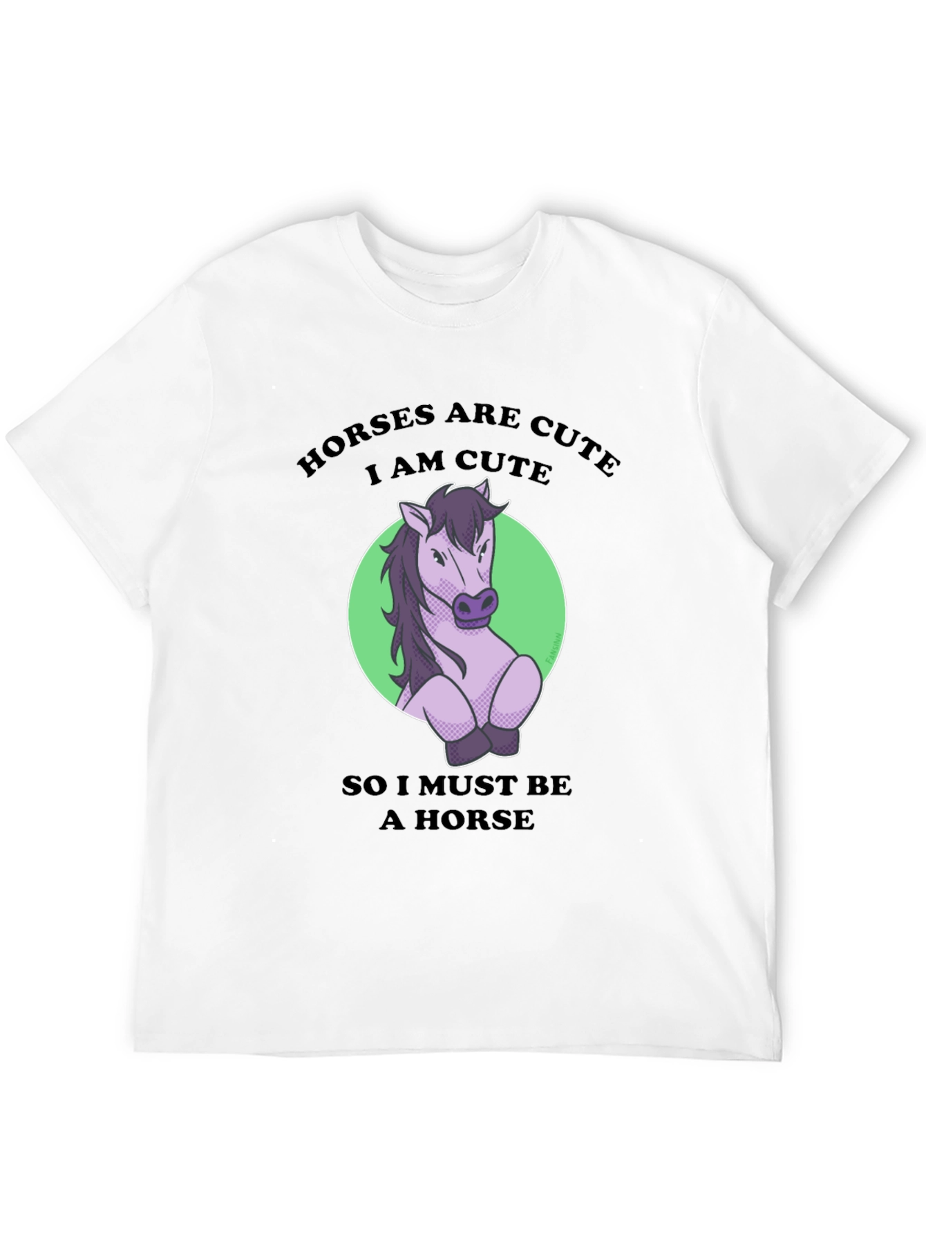 Horses are Cute Graphic T-Shirt