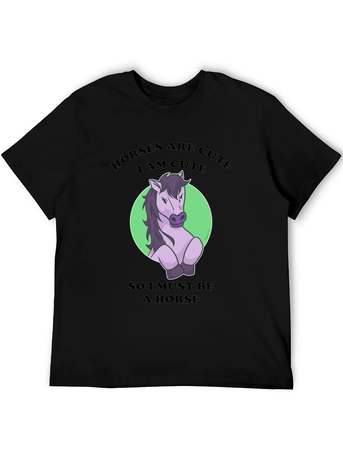 Horses are Cute Graphic T-Shirt