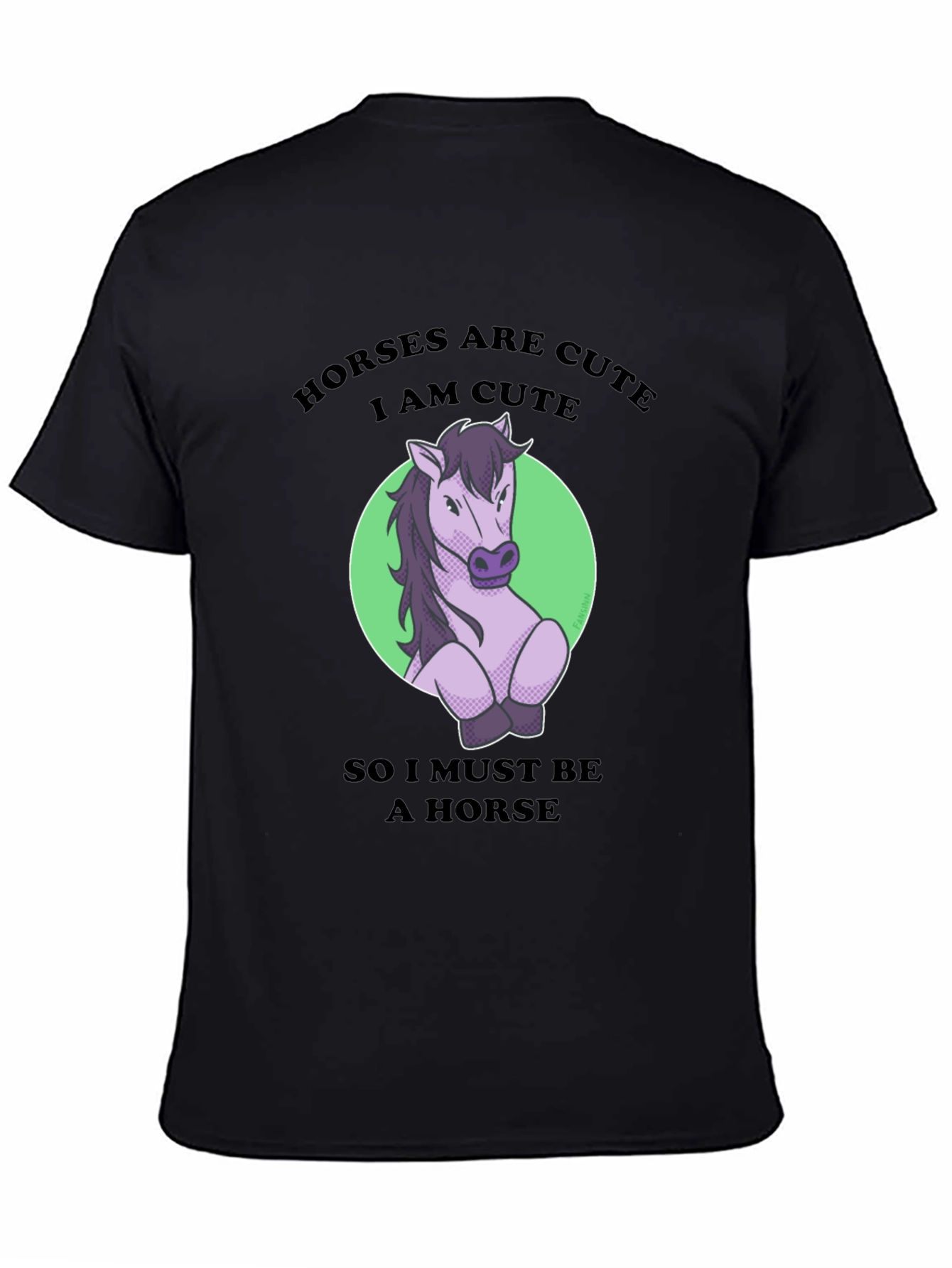 Horses are Cute Graphic T-Shirt