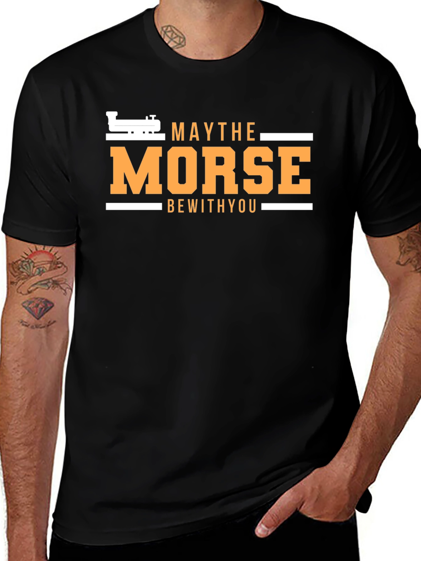 May The Morse Be With You T-Shirt