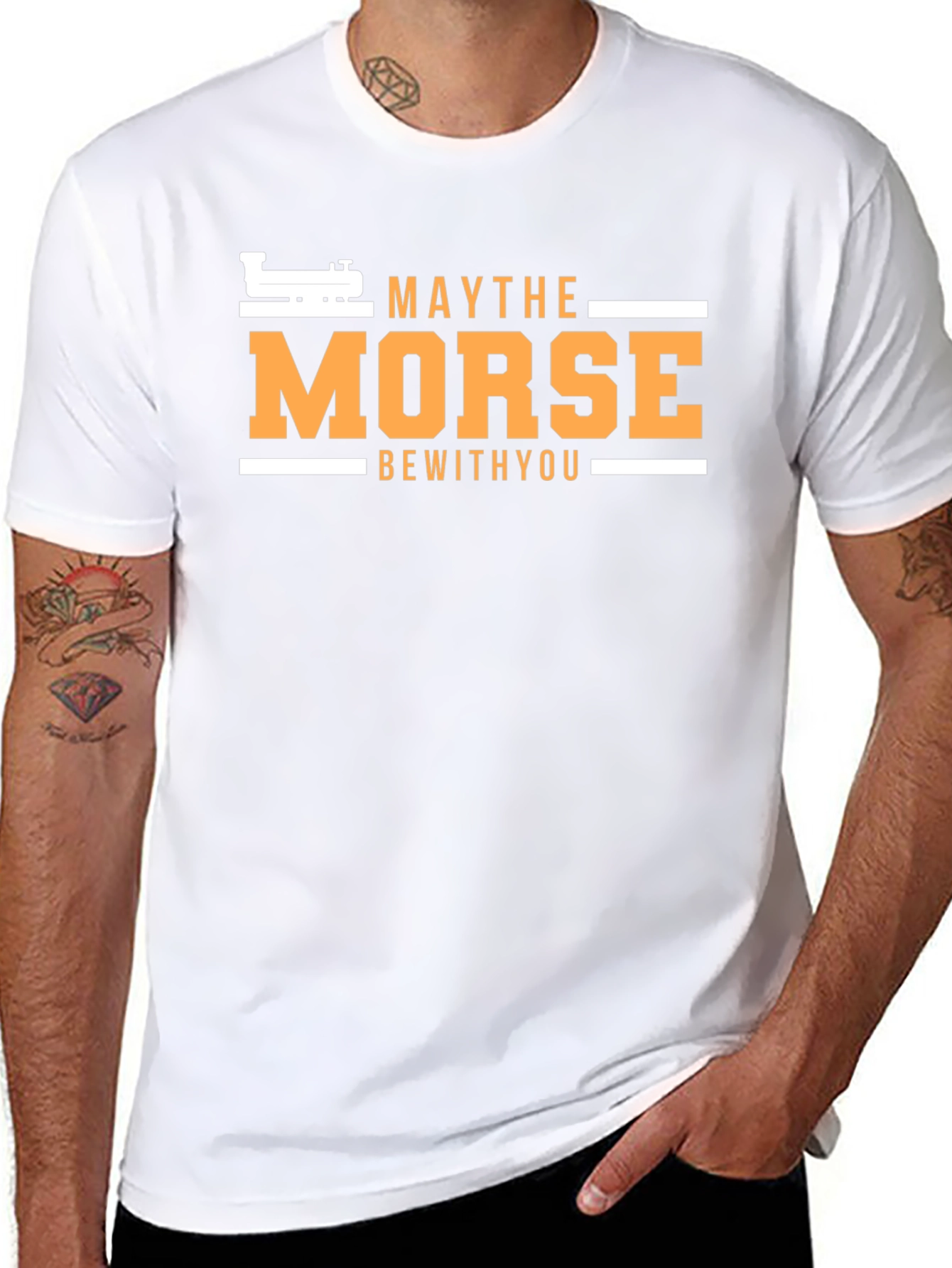 May The Morse Be With You T-Shirt