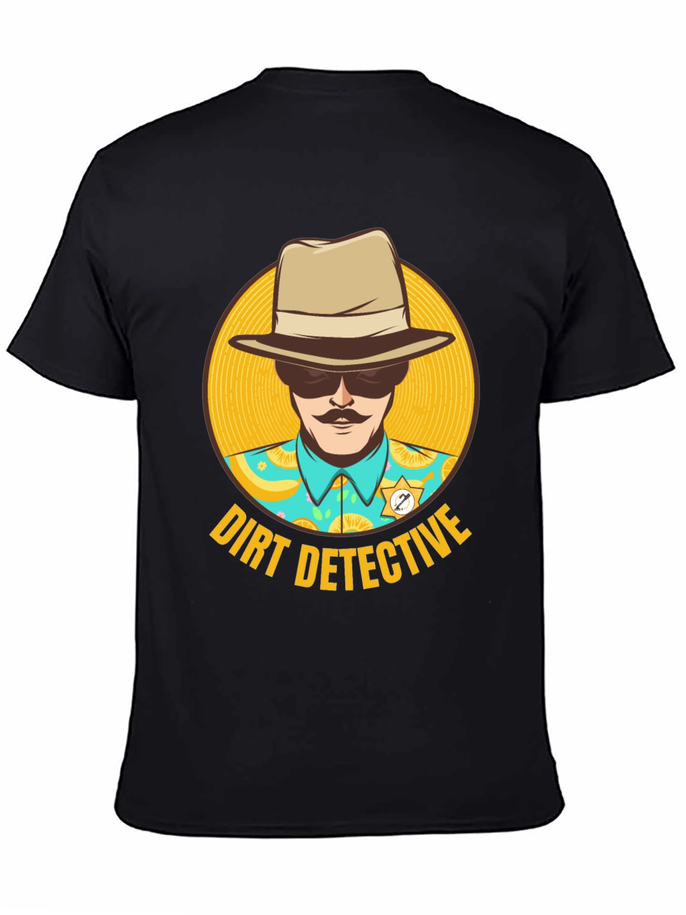 Dirt Detective T-Shirt - Novelty Graphic Tee