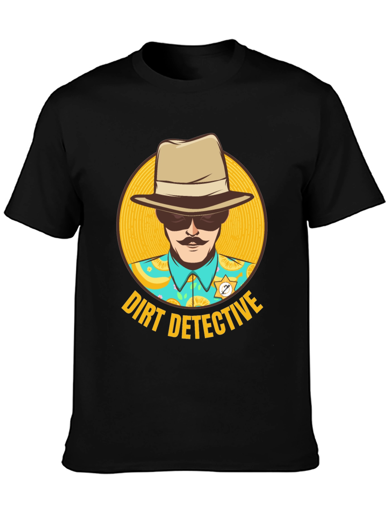 Dirt Detective T-Shirt - Novelty Graphic Tee