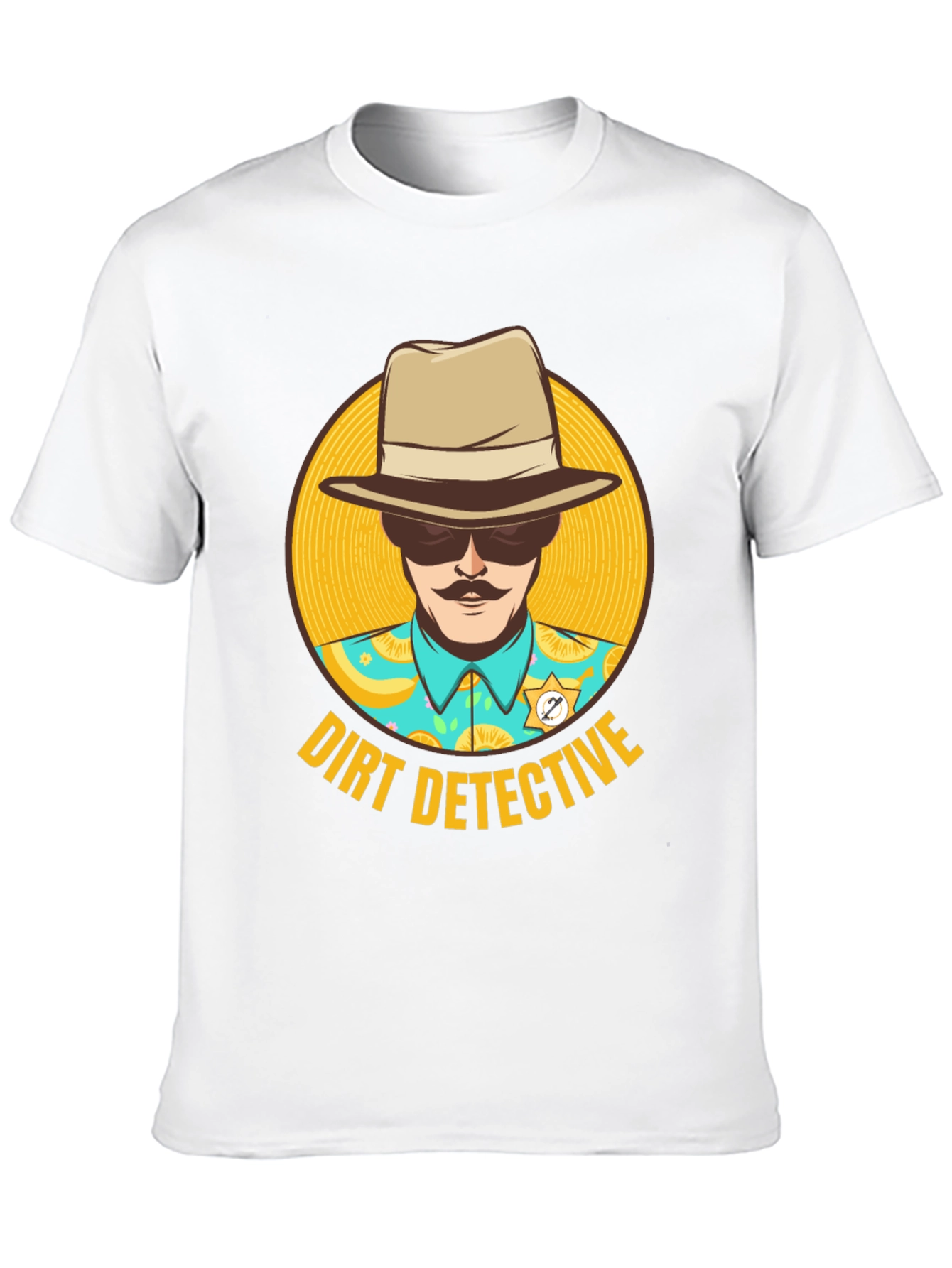 Dirt Detective T-Shirt - Novelty Graphic Tee