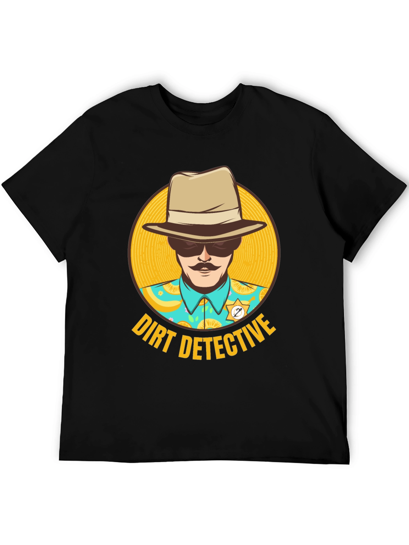 Dirt Detective T-Shirt - Novelty Graphic Tee